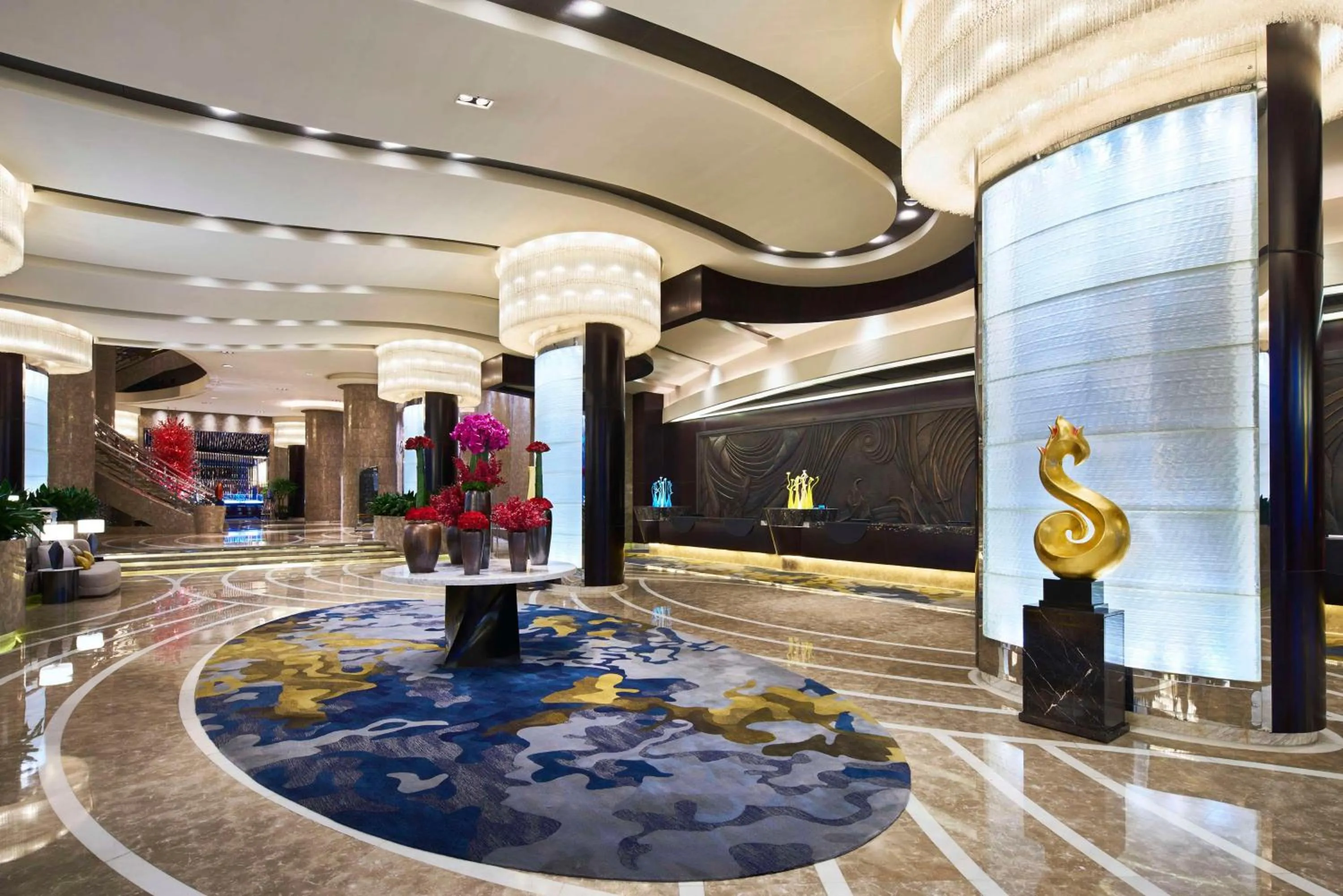 Lobby or reception in Grand Kempinski Hotel Shanghai