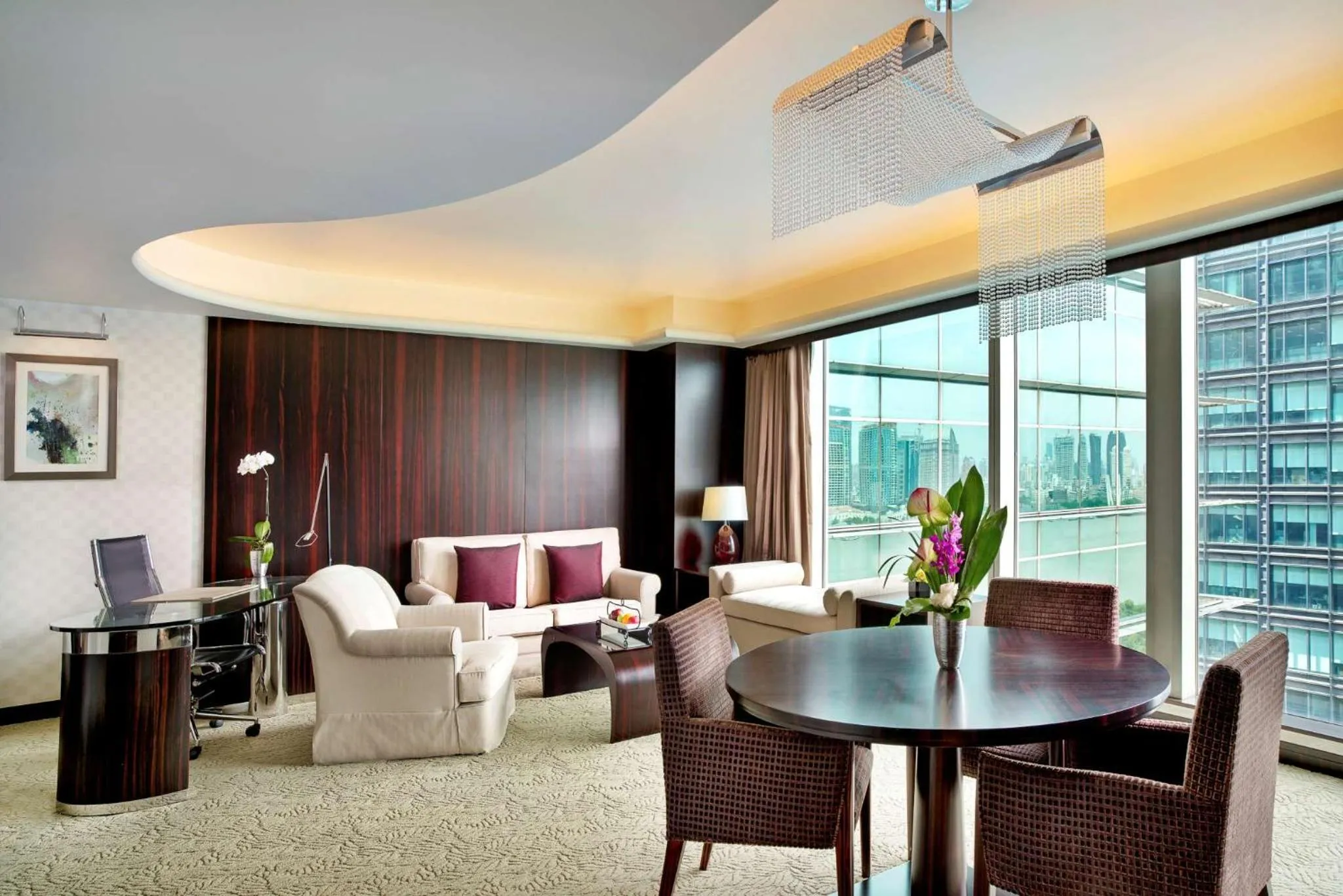 Living room in Grand Kempinski Hotel Shanghai
