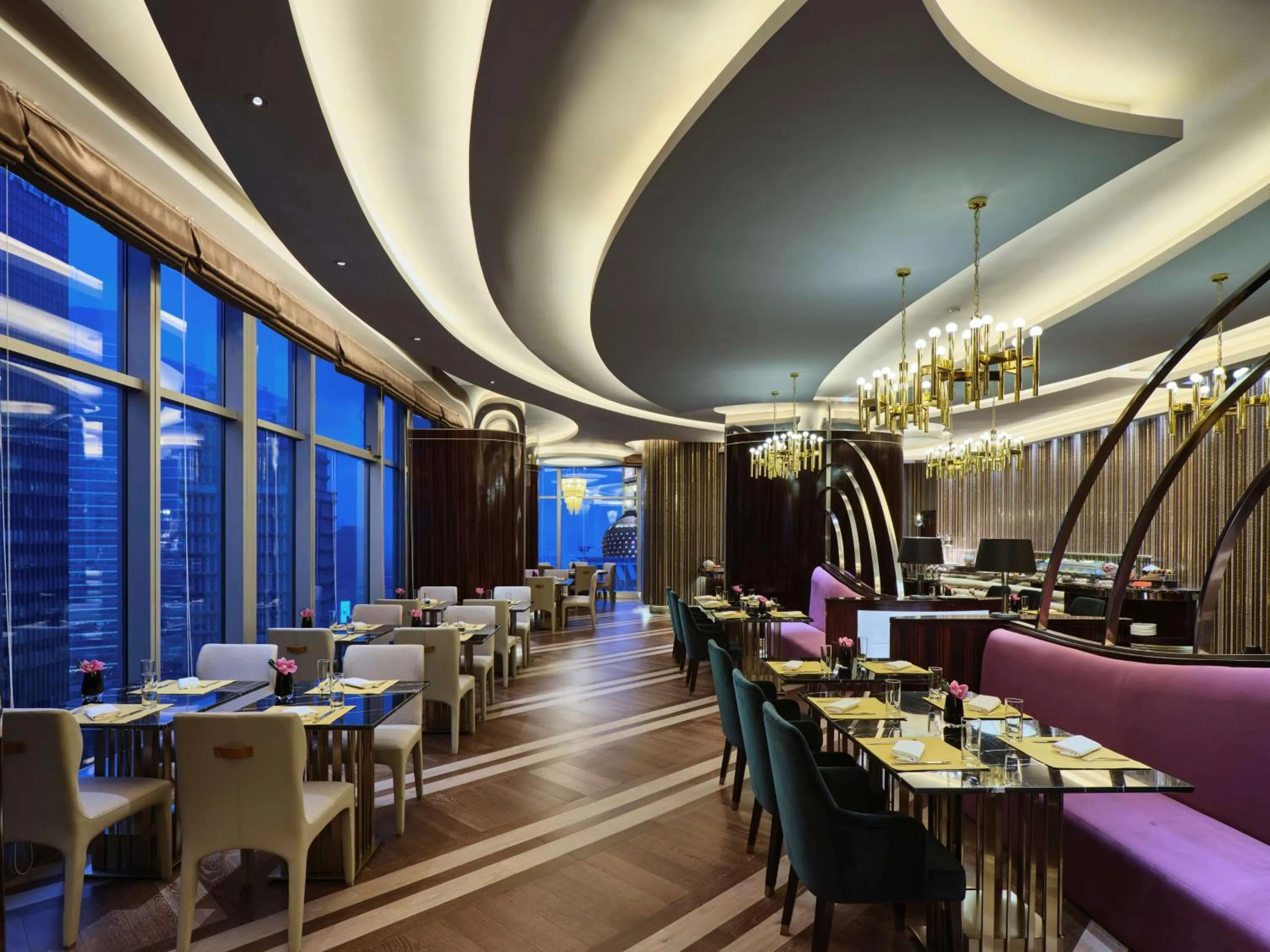Lounge or bar, Restaurant/Places to Eat in Grand Kempinski Hotel Shanghai