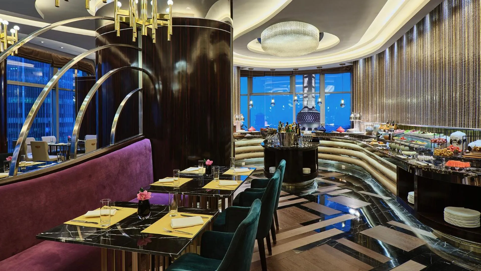 Lounge or bar, Restaurant/Places to Eat in Grand Kempinski Hotel Shanghai