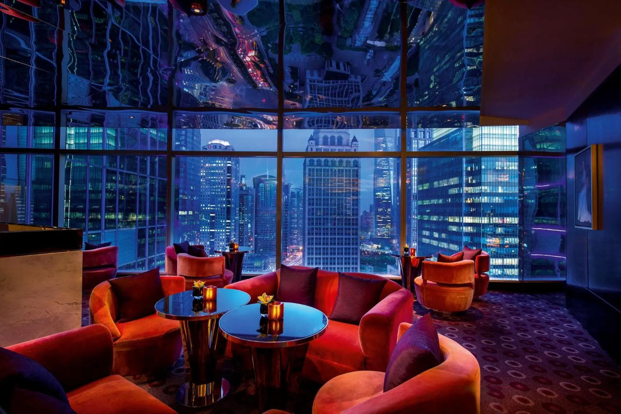 Lounge or bar in Grand Kempinski Hotel Shanghai