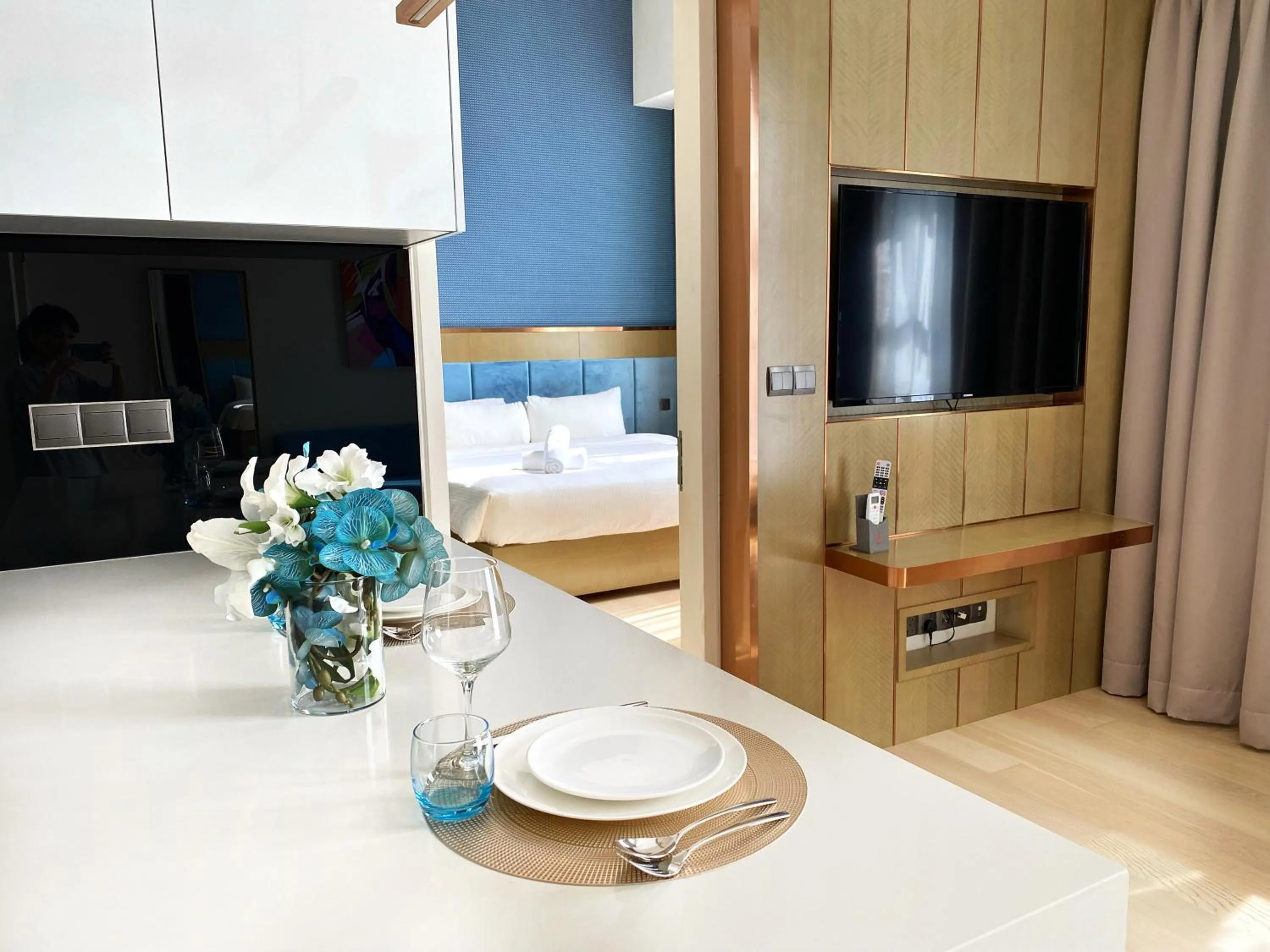 Communal lounge/ TV room in Star Residence KLCC