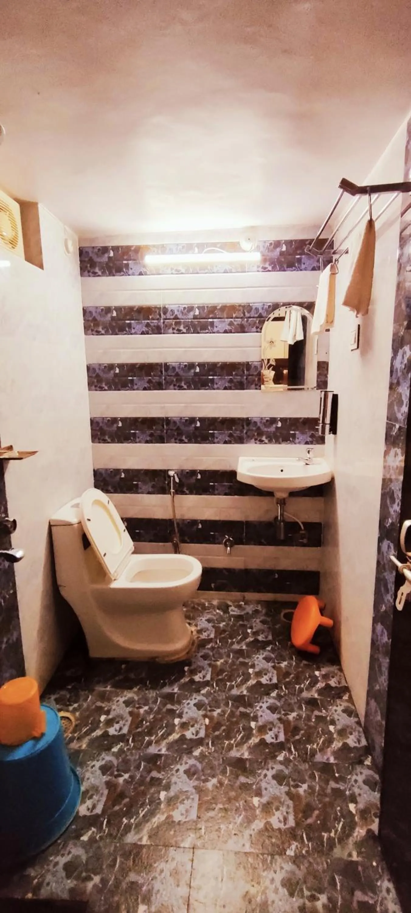 Toilet in Hotel Shannti Inn