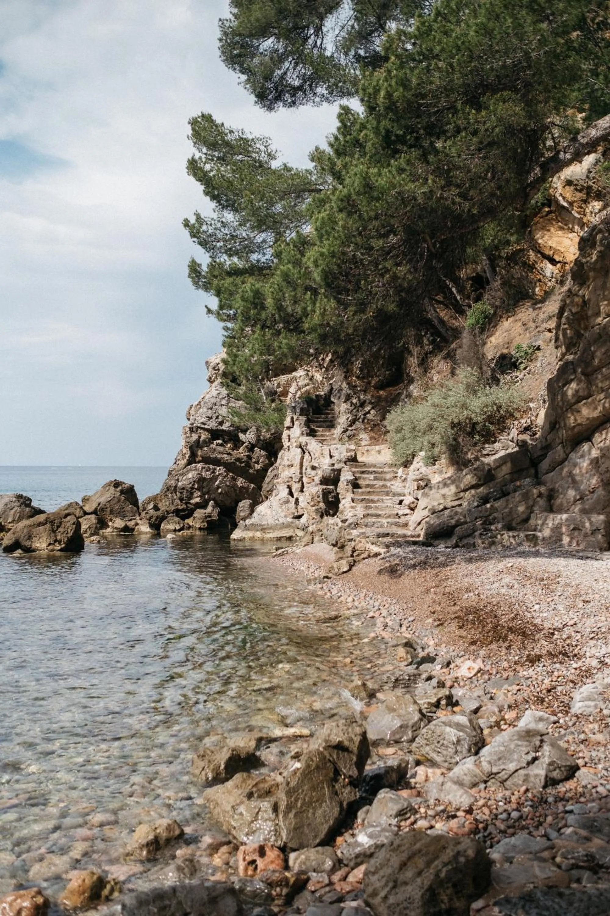 Natural landscape in Exclusive waterfront villa in Domaine Rocabella - French Riviera
