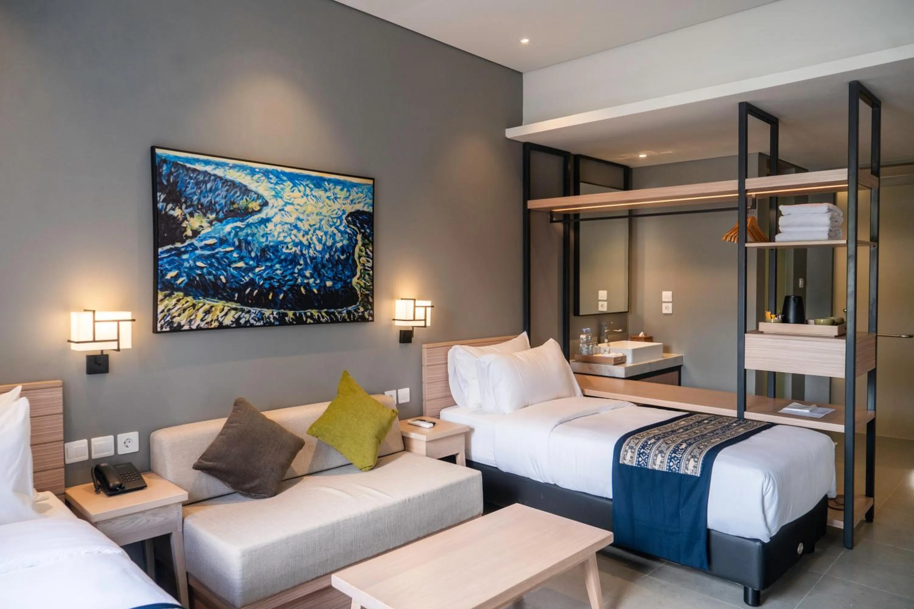 Bed in Tahuna Beach Hotel and Resort