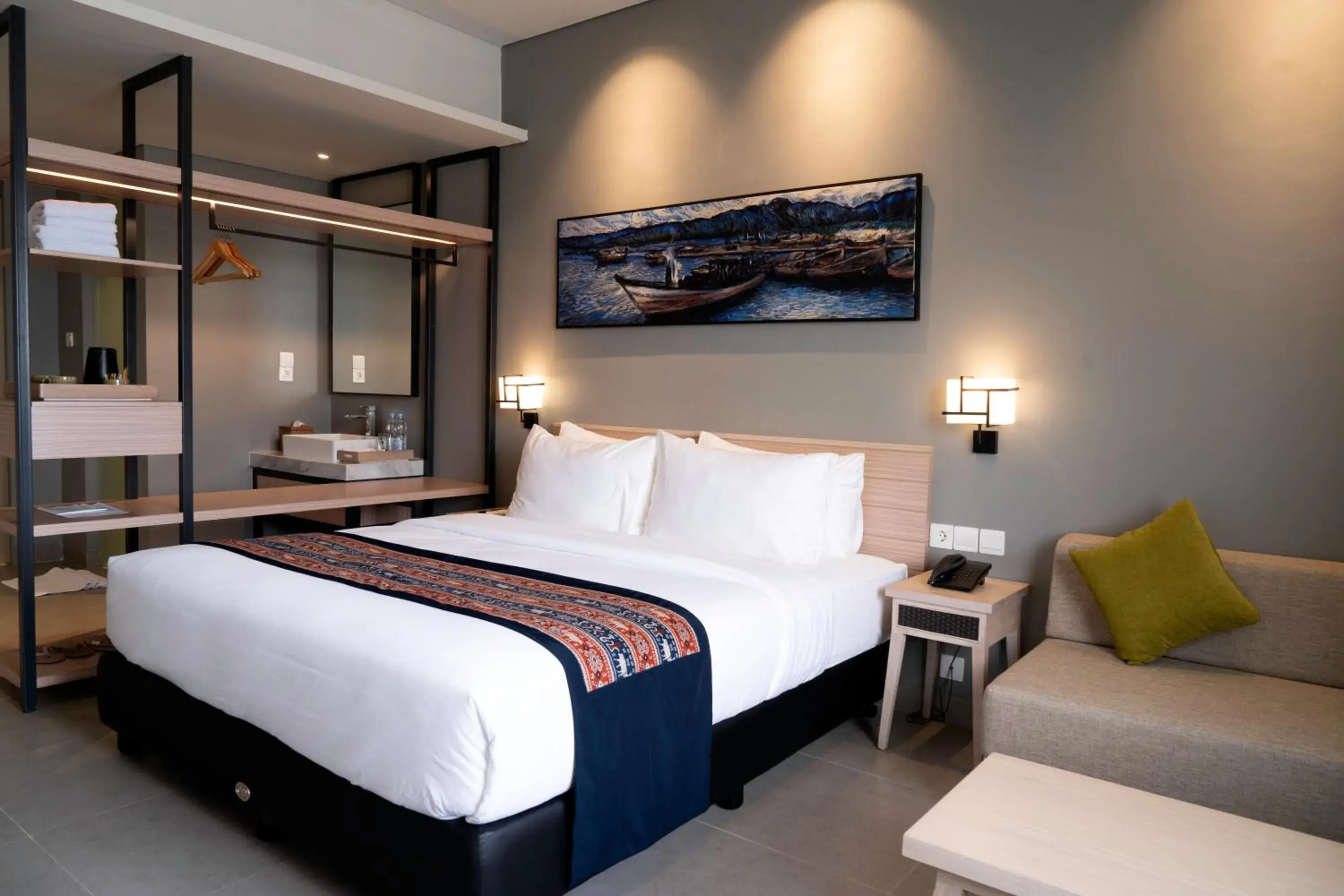 Deluxe Double Room with Balcony and Sea View in Tahuna Beach Hotel and Resort Deluxe Double Room with Balcony and Sea View in Tahuna Beach Hotel and Resort