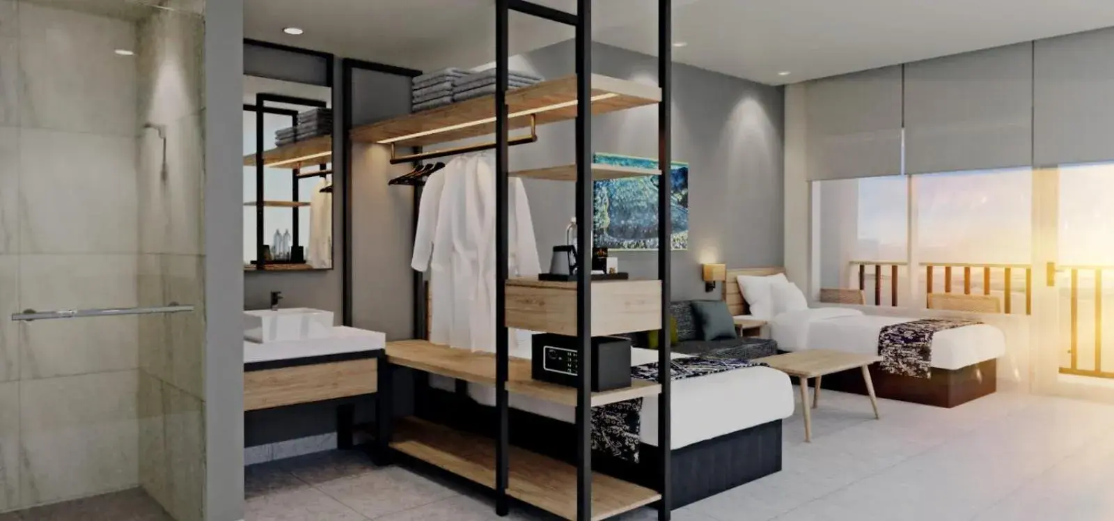 Deluxe Twin Room in Tahuna Beach Hotel and Resort Deluxe Twin Room in Tahuna Beach Hotel and Resort