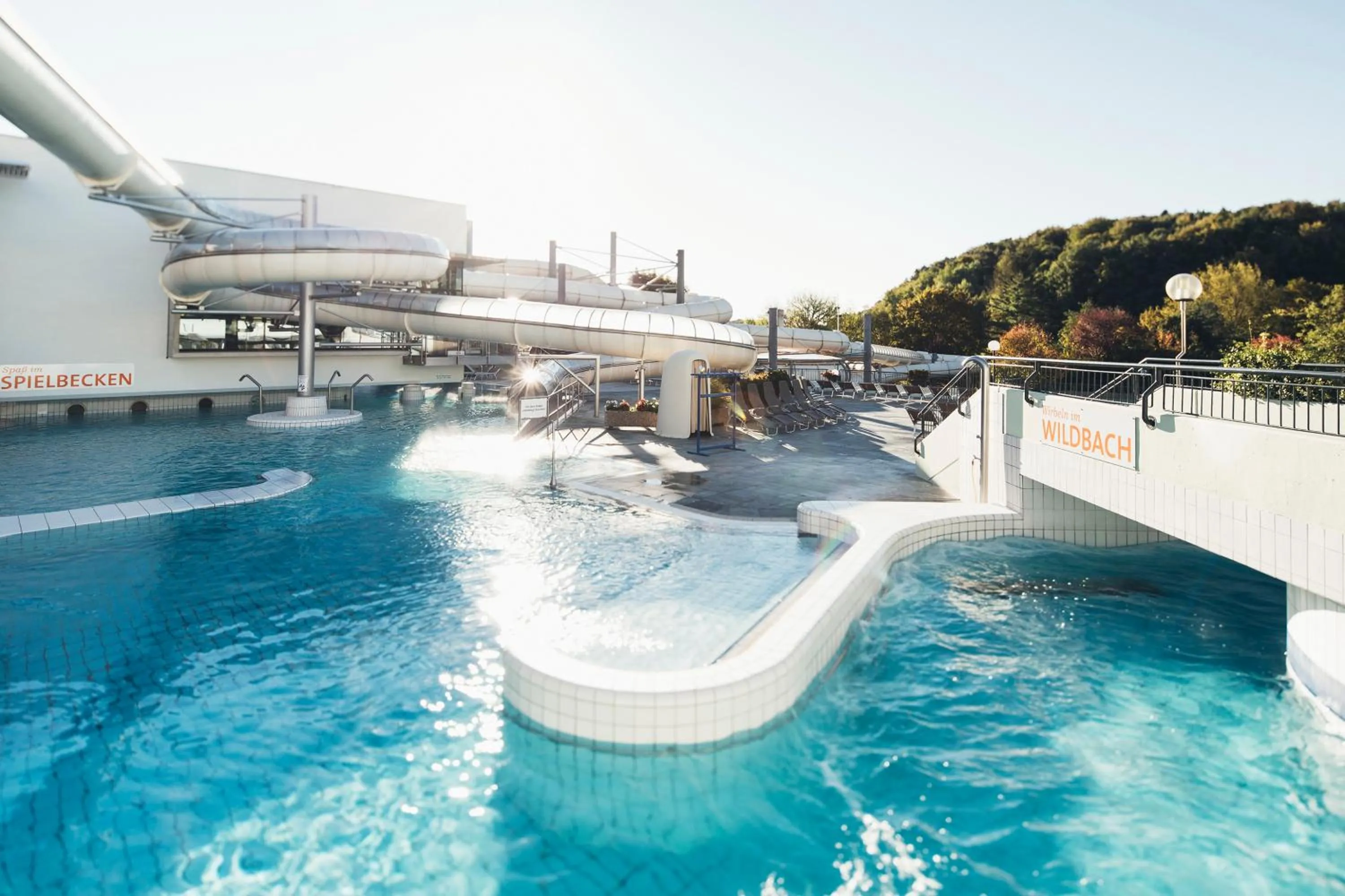 Swimming pool in Thermalhotel Leitner