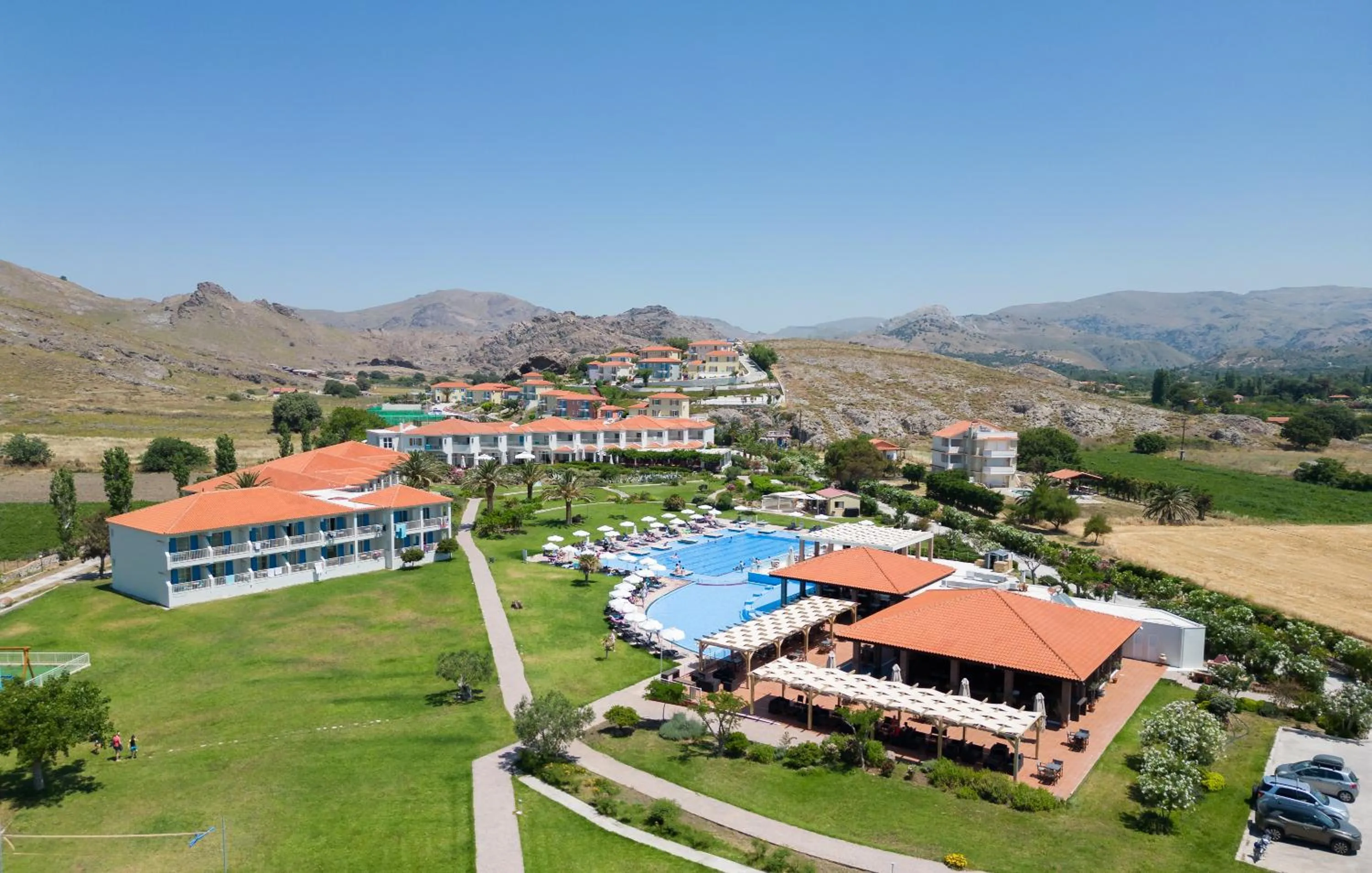 Property building in Aeolian Village Beach Resort