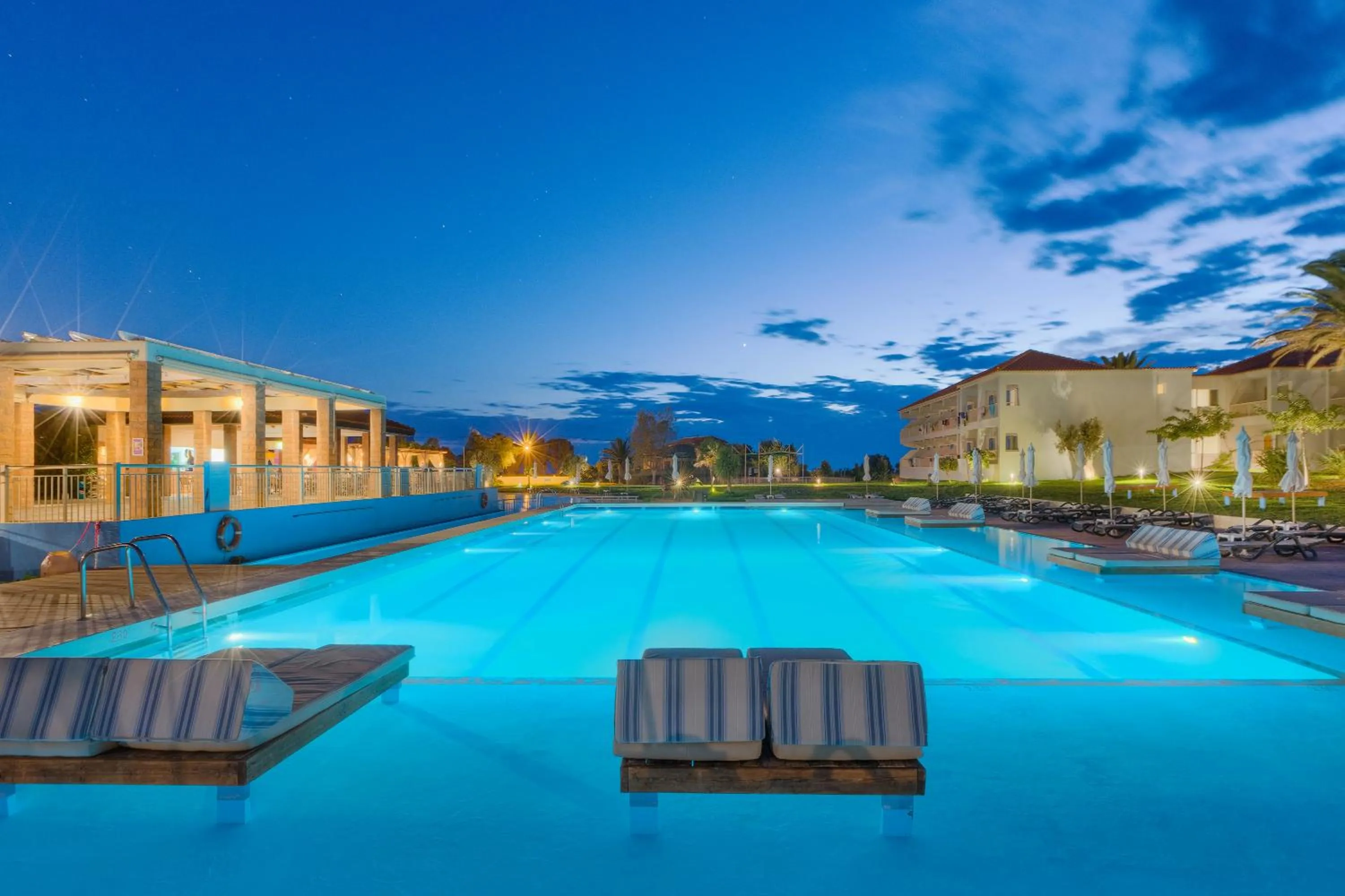 Property building in Aeolian Village Beach Resort