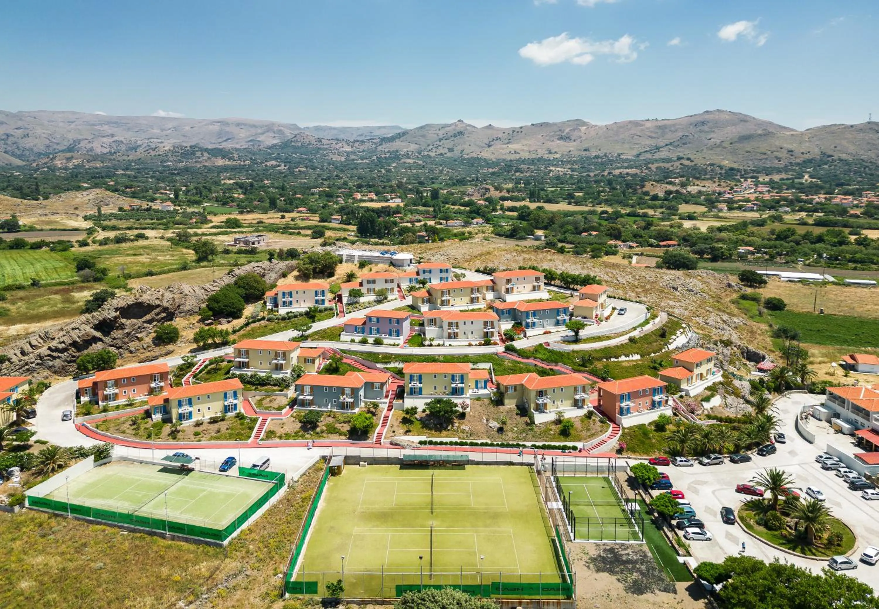 Property building in Aeolian Village Beach Resort