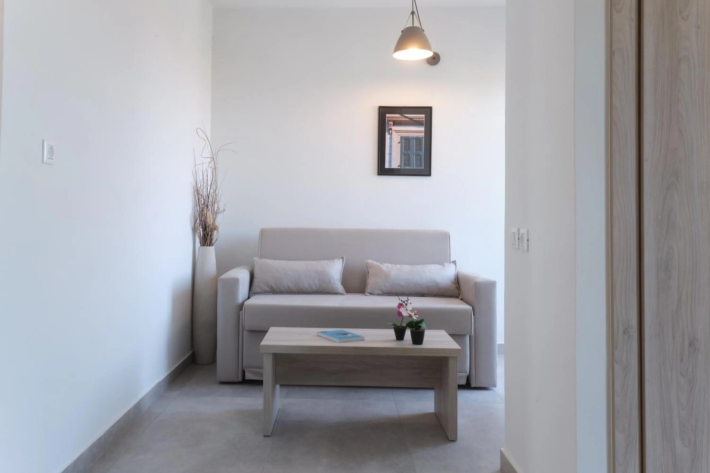 Seating area in Aeolian Village Beach Resort