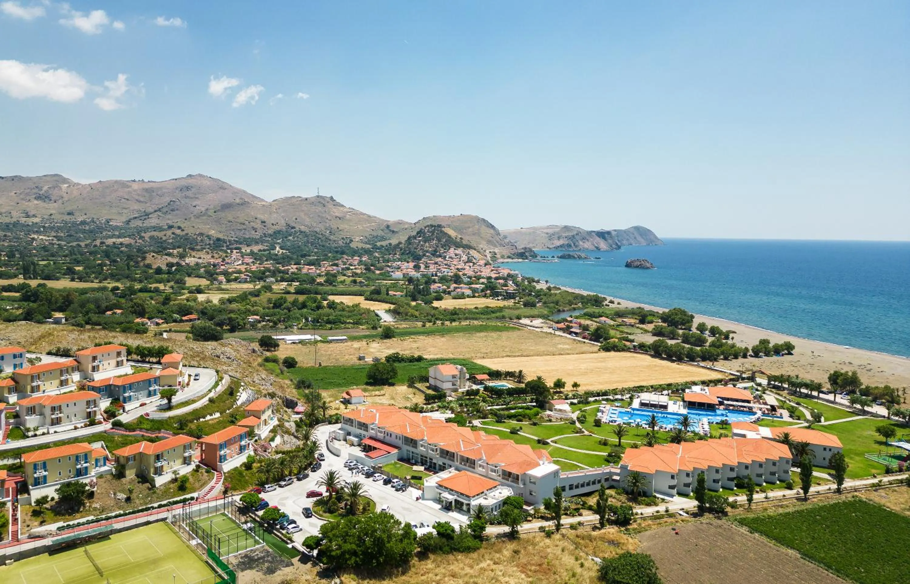 Property building in Aeolian Village Beach Resort