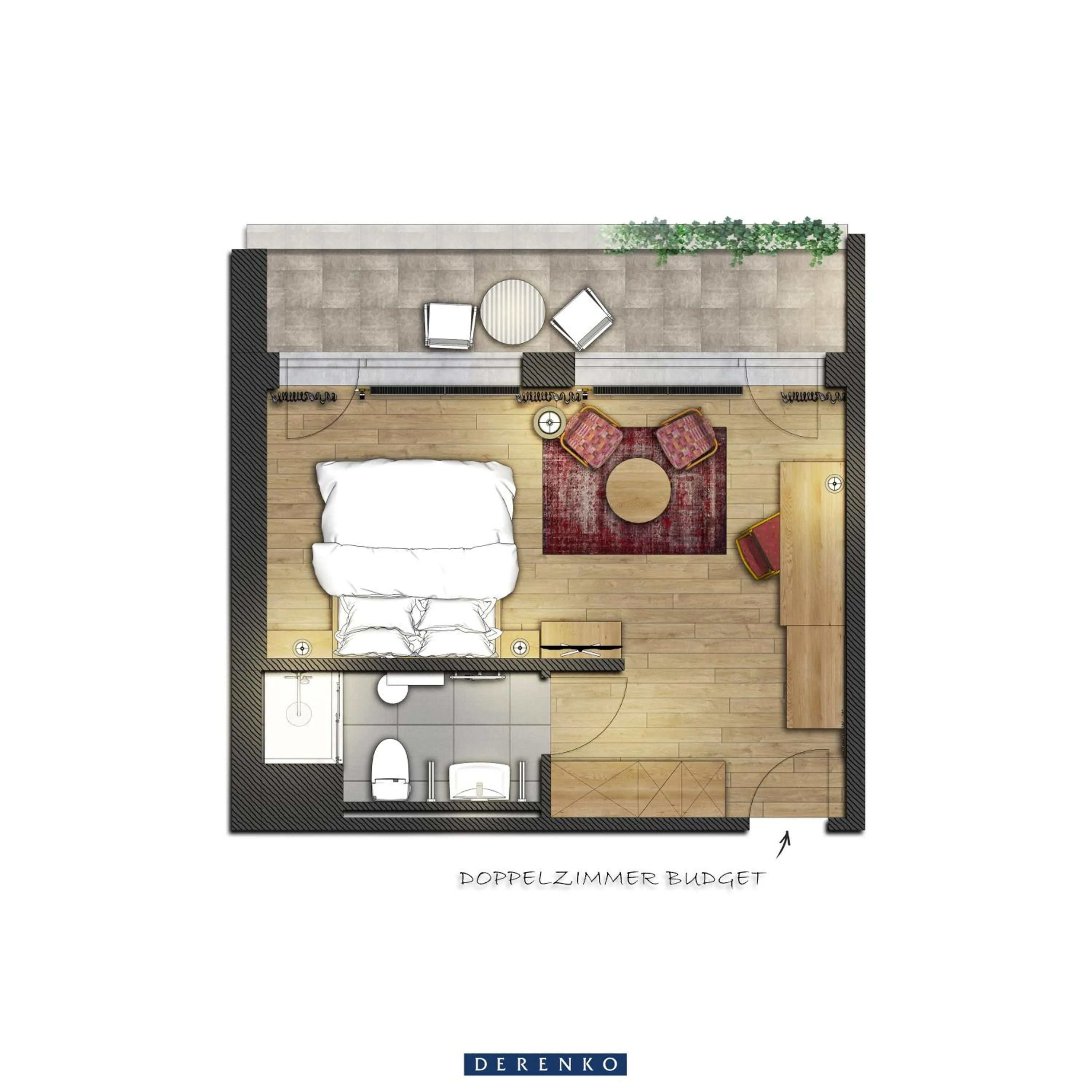 Floor plan in Reduce Hotel Vital