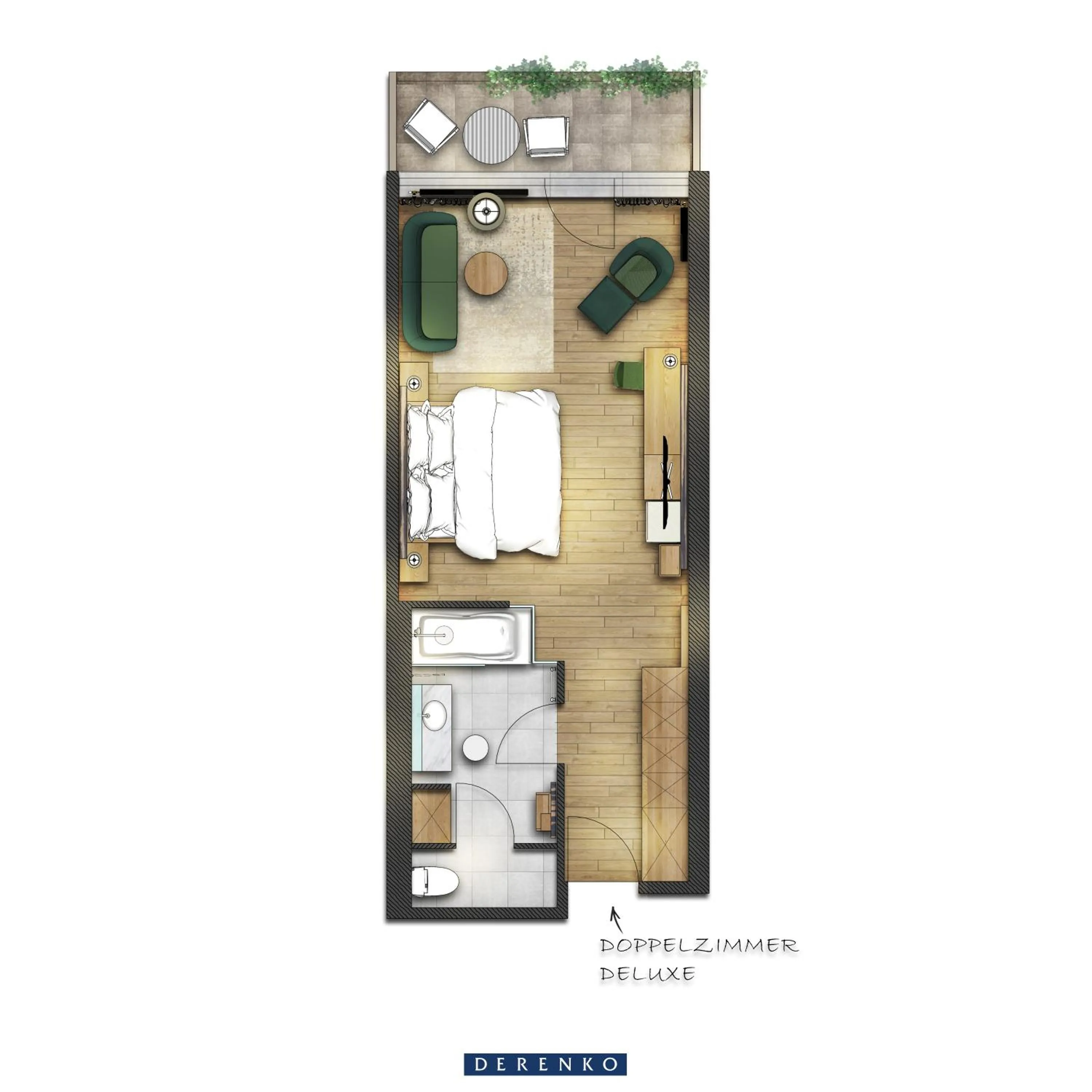 Floor plan in Reduce Hotel Vital