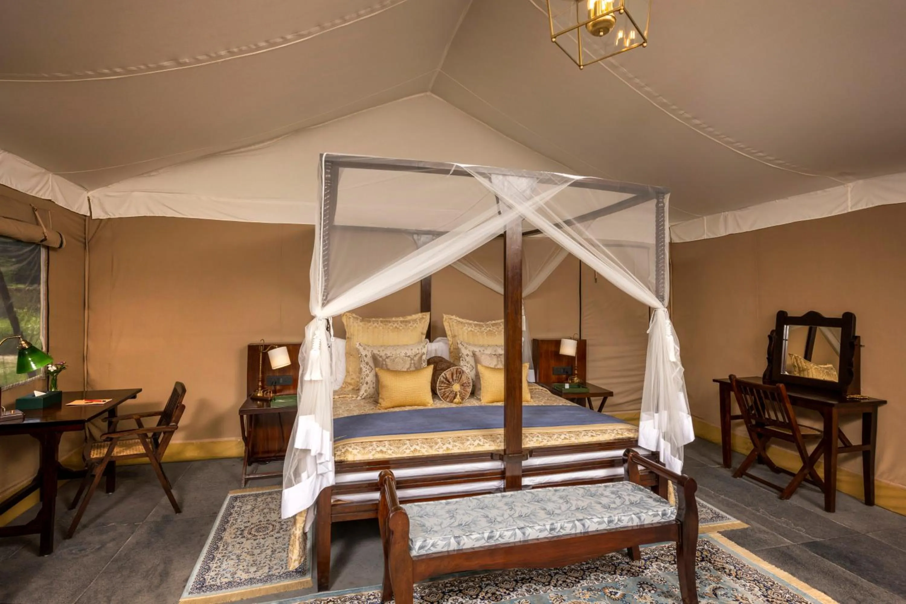 Bed in Aalia Jungle Retreat and Spa, Bandarjudh, Haridwar - Araiya Anthology