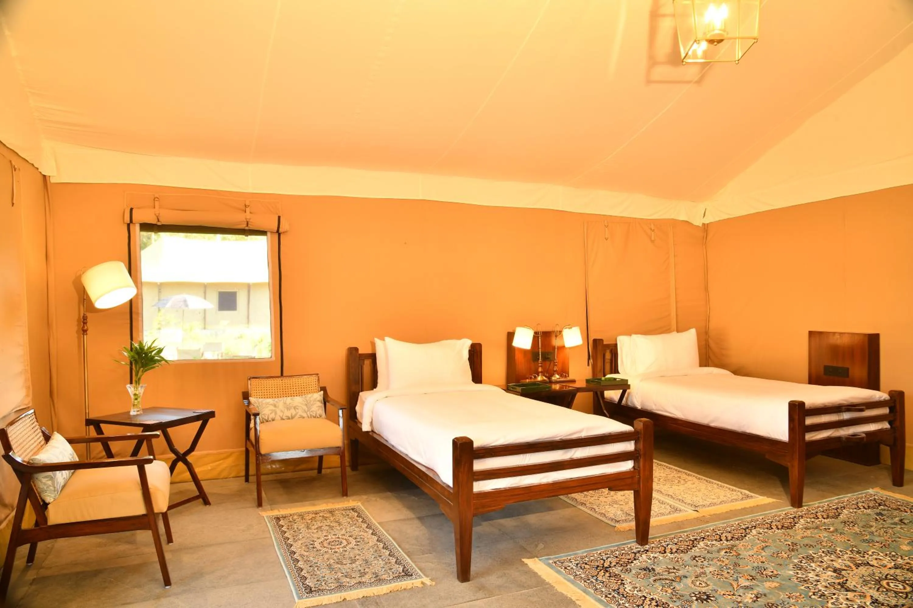 Bed in Aalia Jungle Retreat and Spa, Bandarjudh, Haridwar - Araiya Anthology