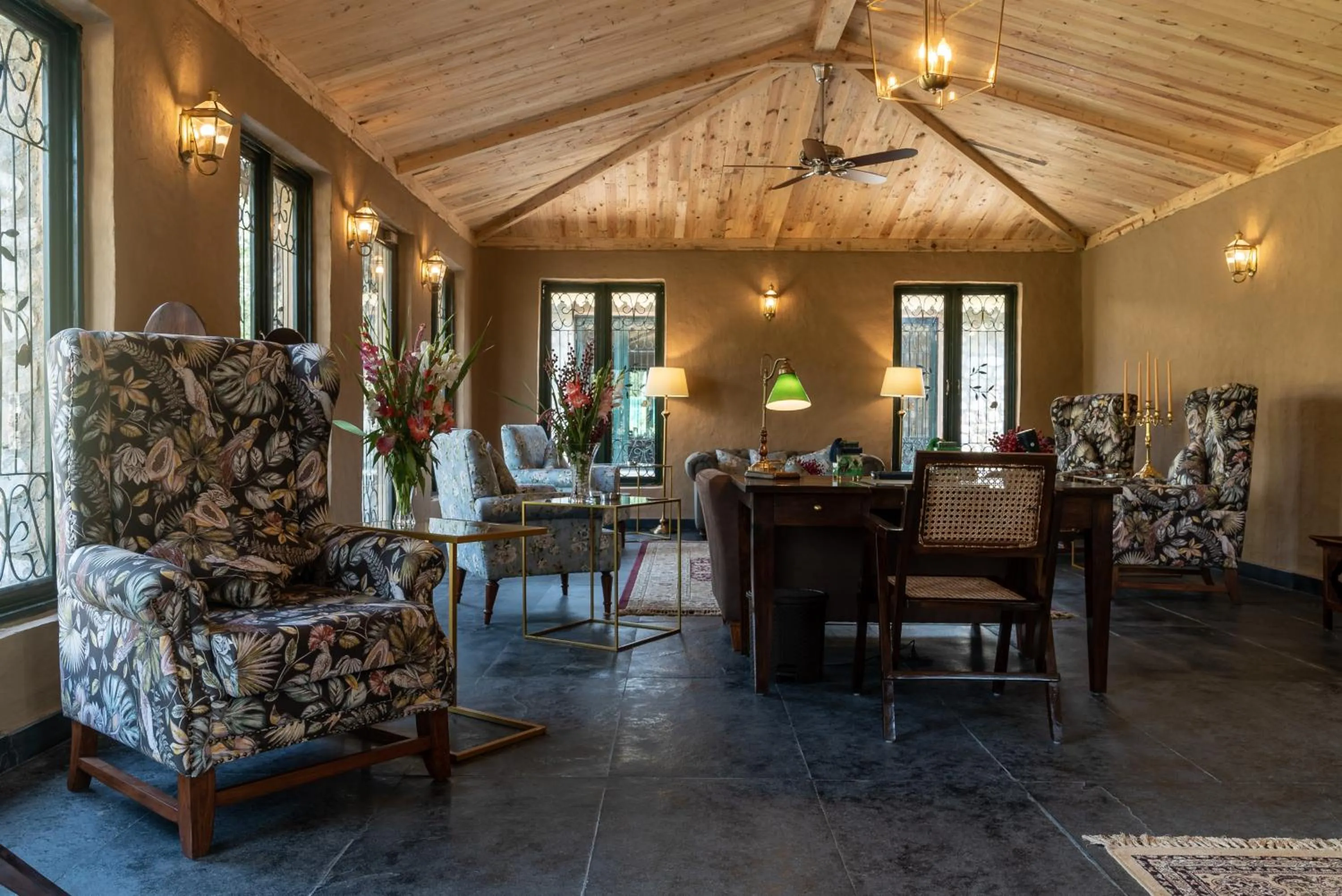 Lobby or reception in Aalia Jungle Retreat and Spa, Bandarjudh, Haridwar - Araiya Anthology