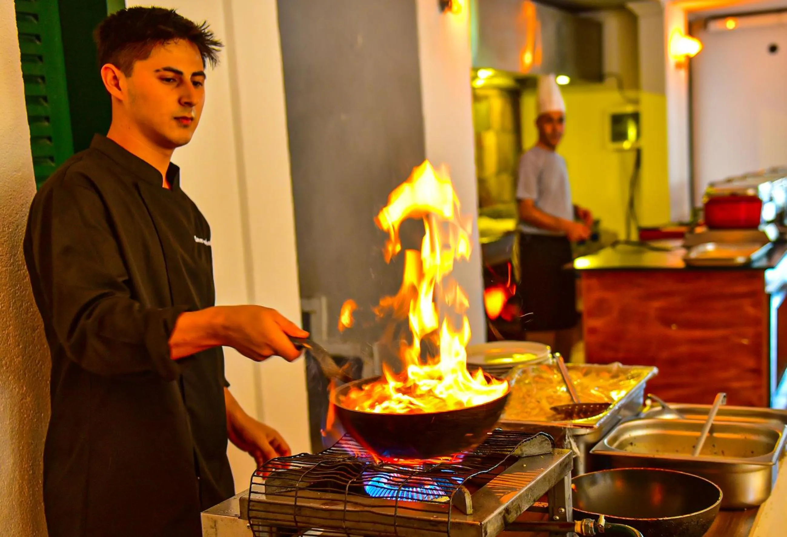 Food close-up, Staff in Hotel Bleu Nuit