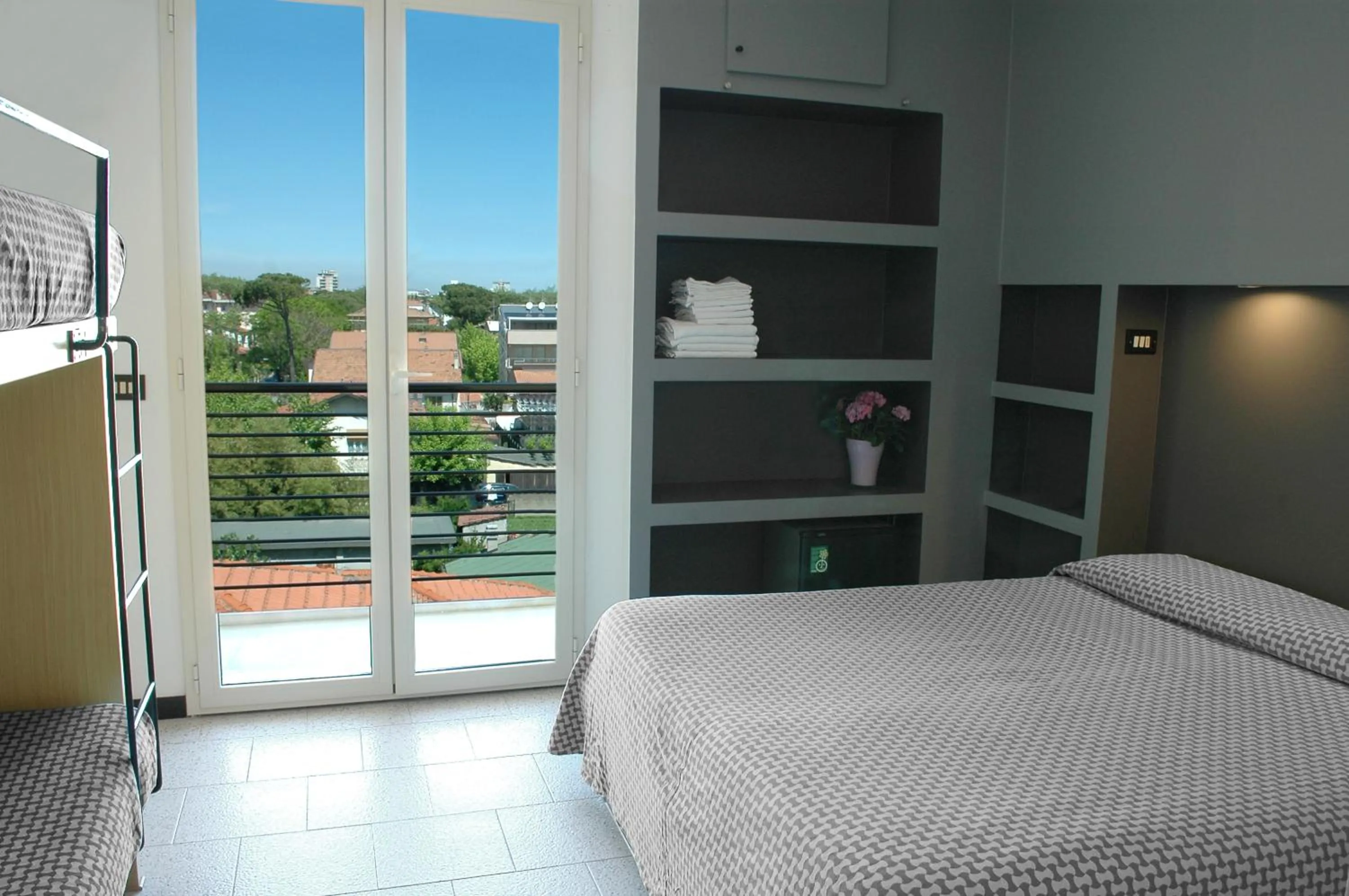 View (from property/room), Bed in Hotel Marbella