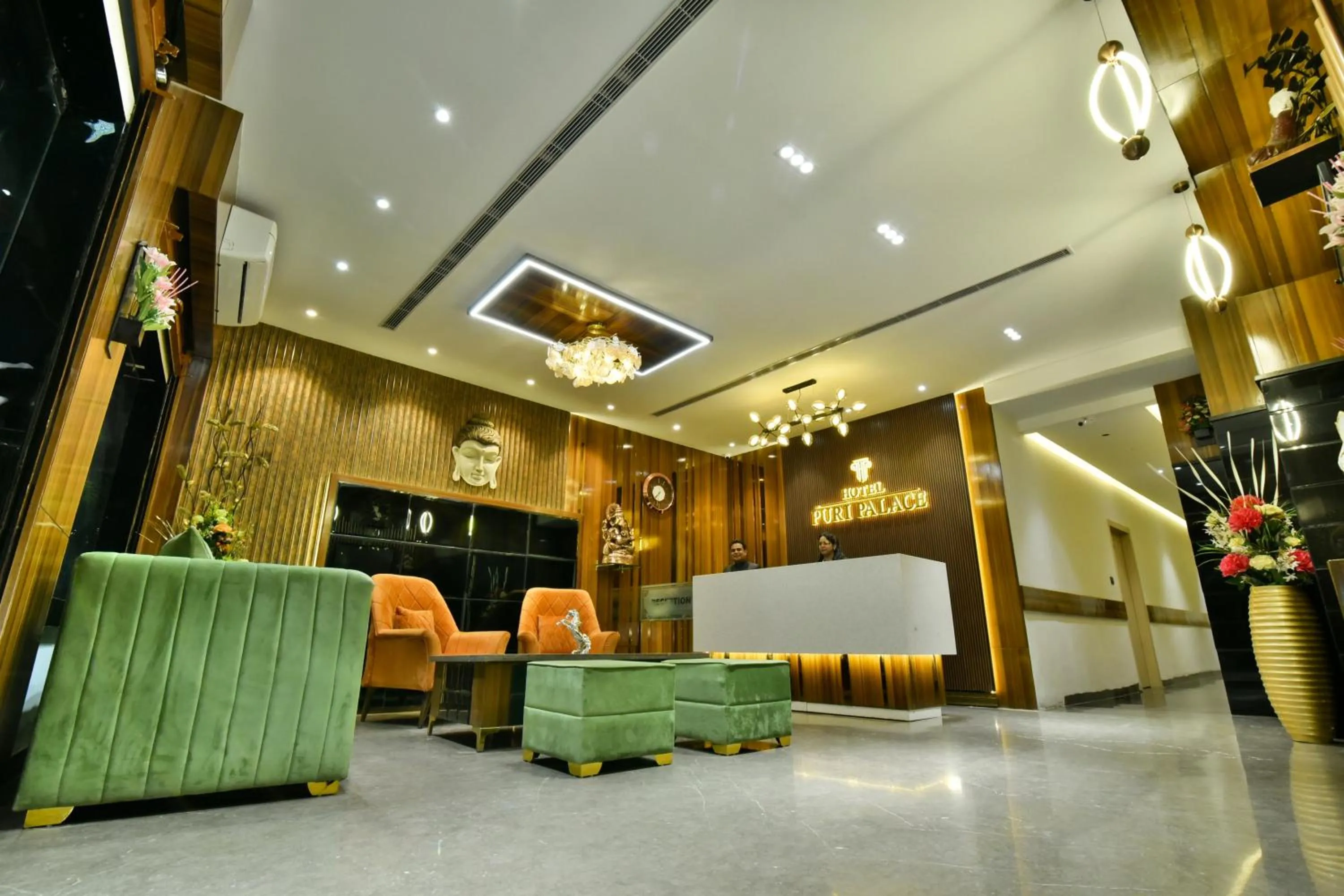 Lobby or reception in Hotel Puri Palace