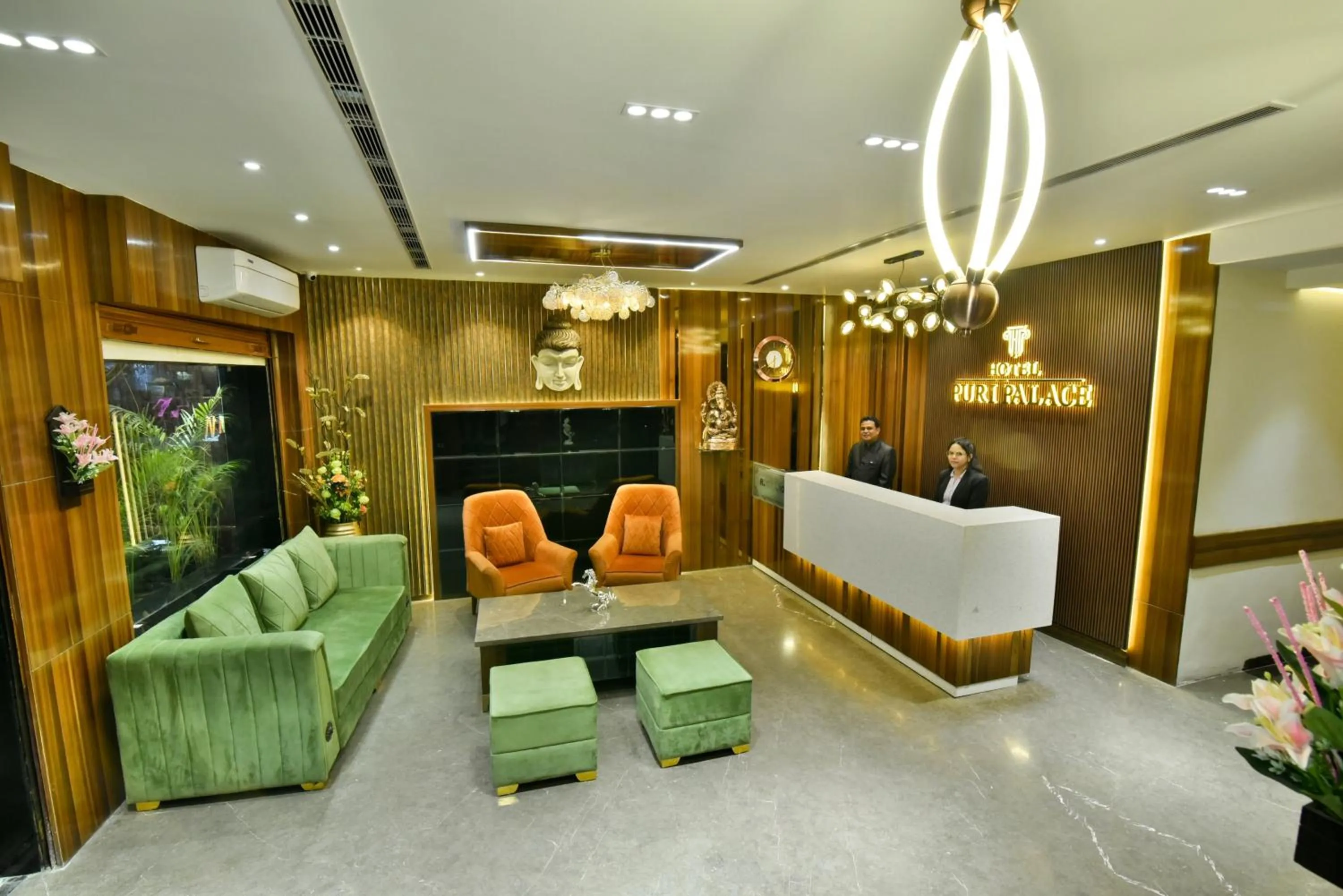 Lobby or reception in Hotel Puri Palace