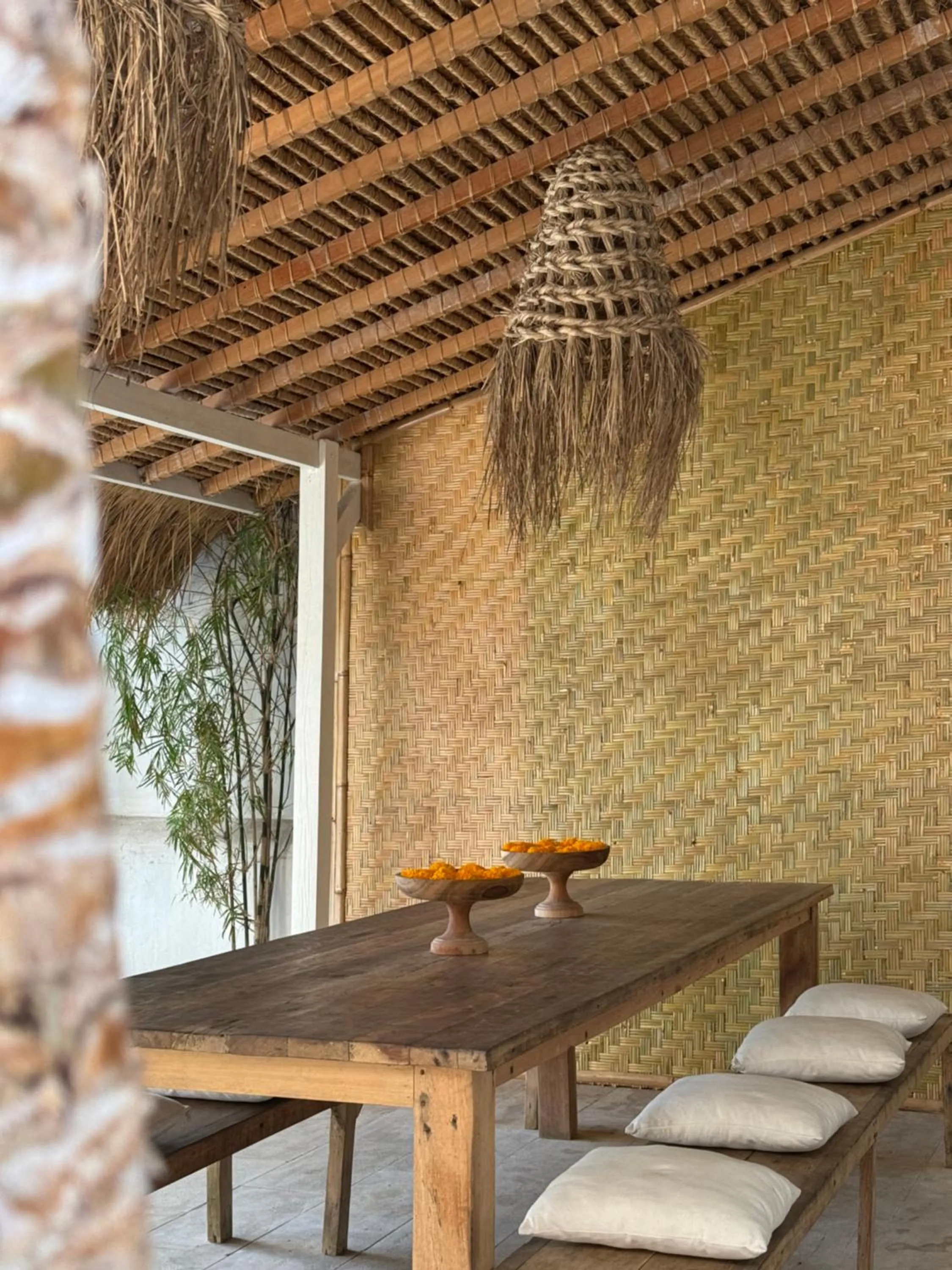 Dining area in The Warm Sun - Bingin