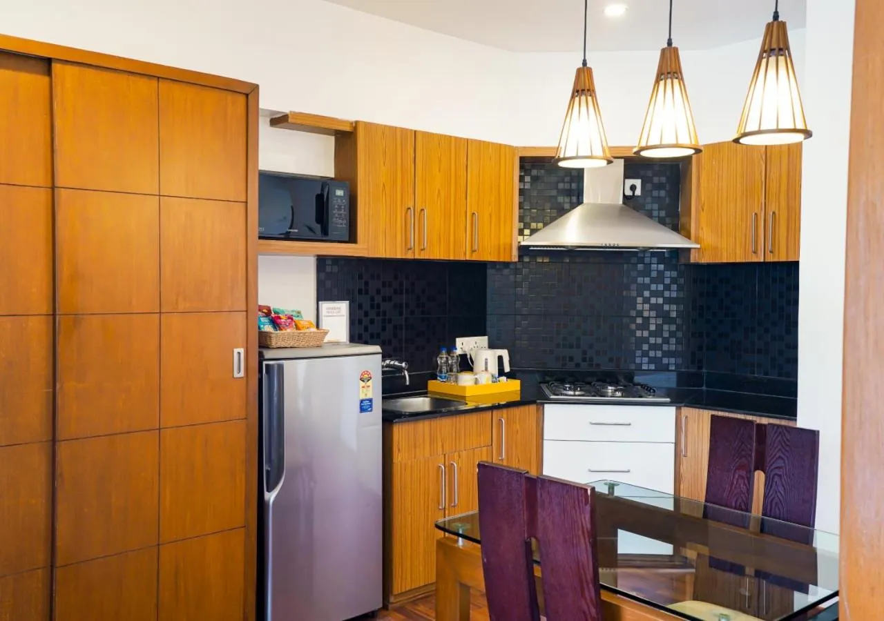 Kitchen or kitchenette in BloomSuites I Electronics City