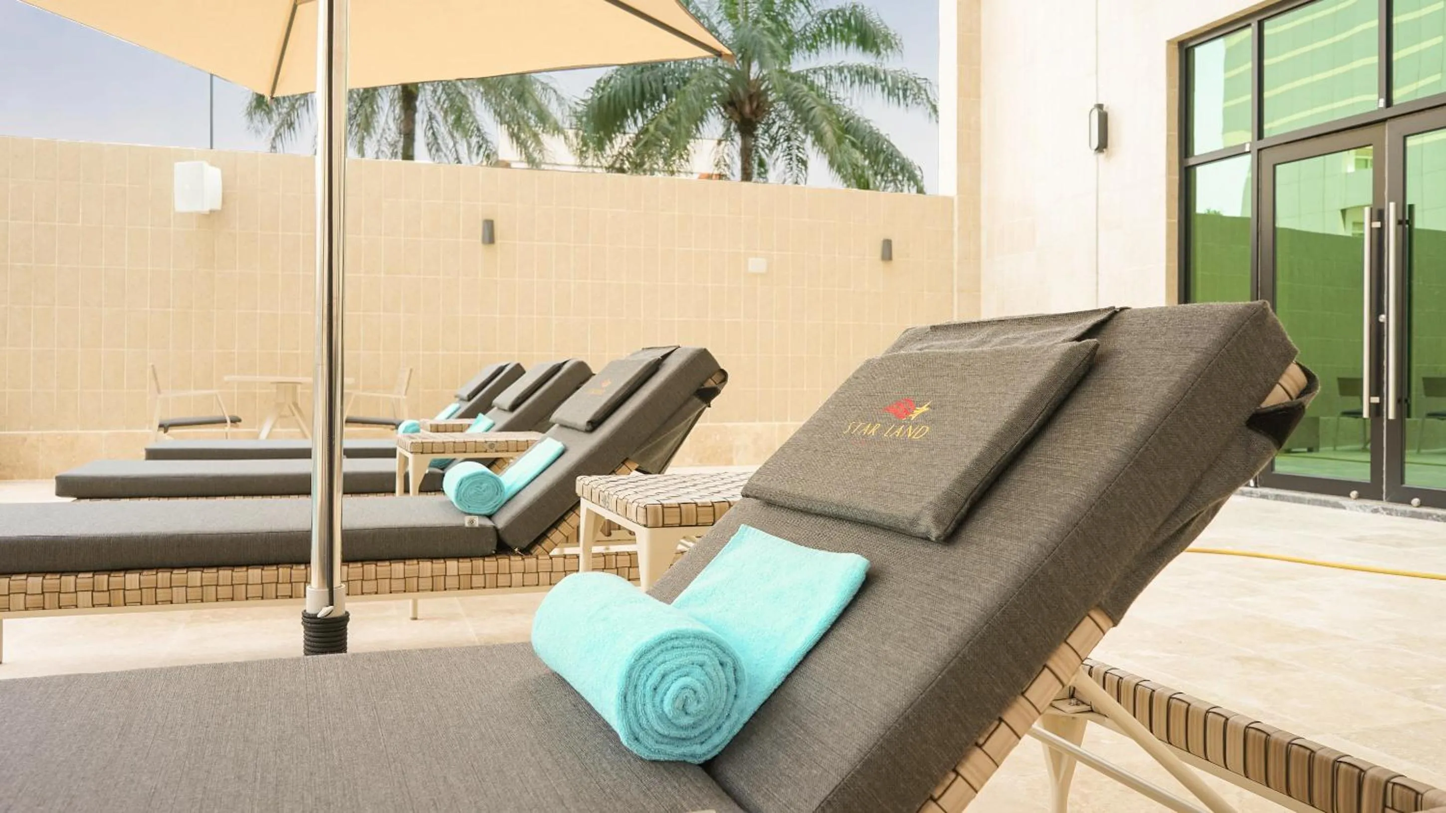 Swimming pool in STAR LAND HOTEL BASTOS