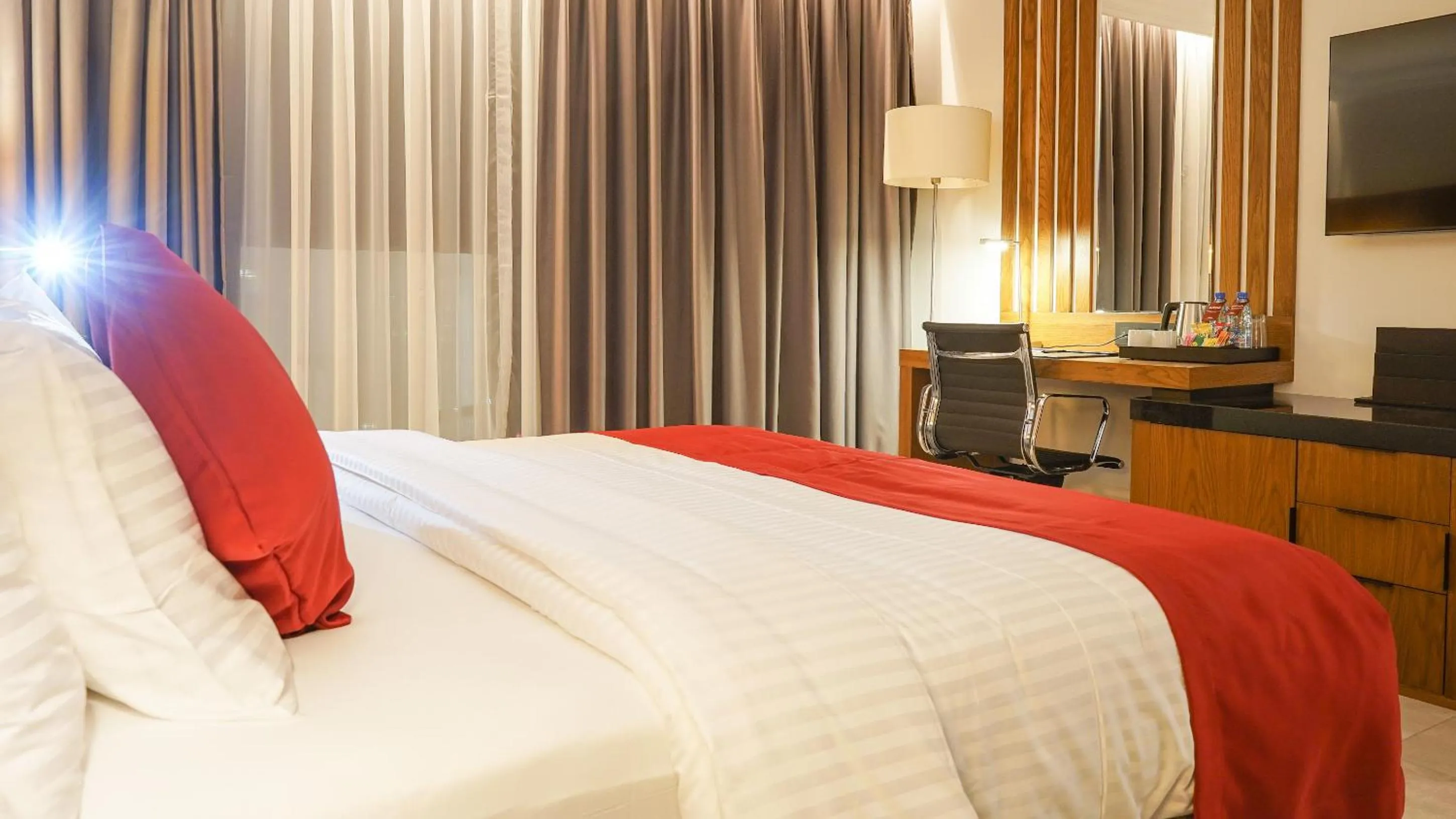 Bed in STAR LAND HOTEL BASTOS