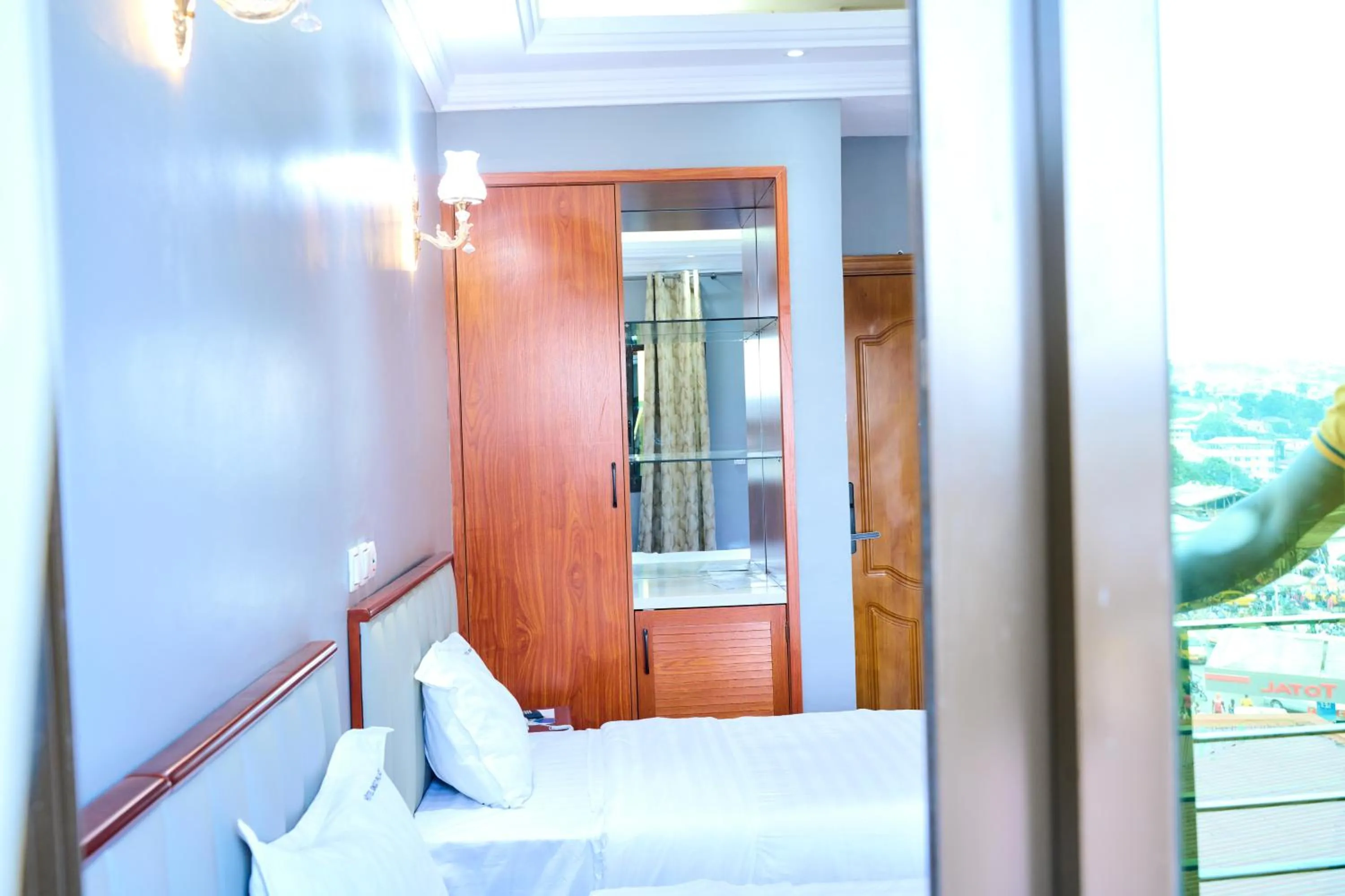 Bed in Hôtel Sindz Palace