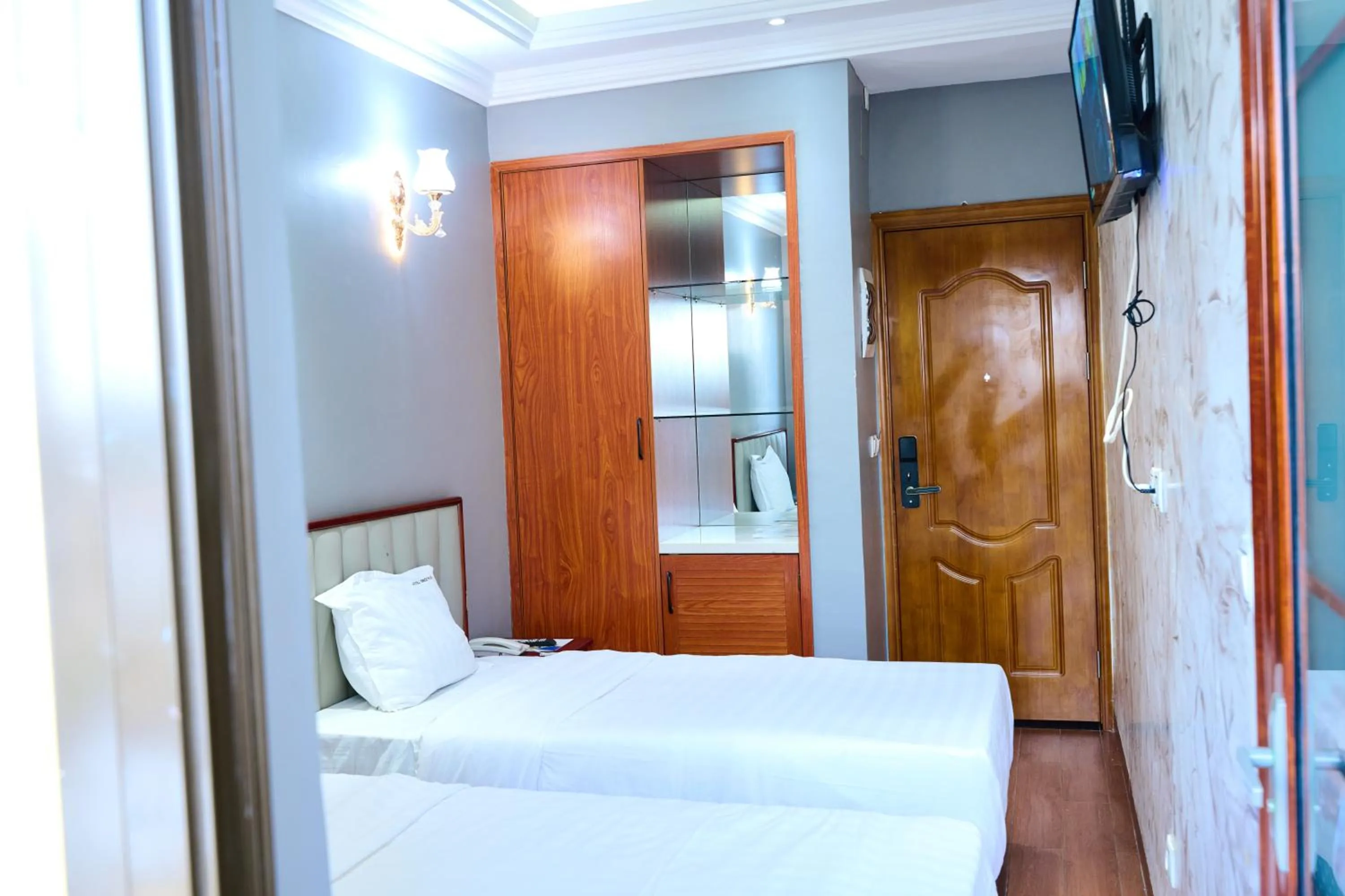 Bed in Hôtel Sindz Palace