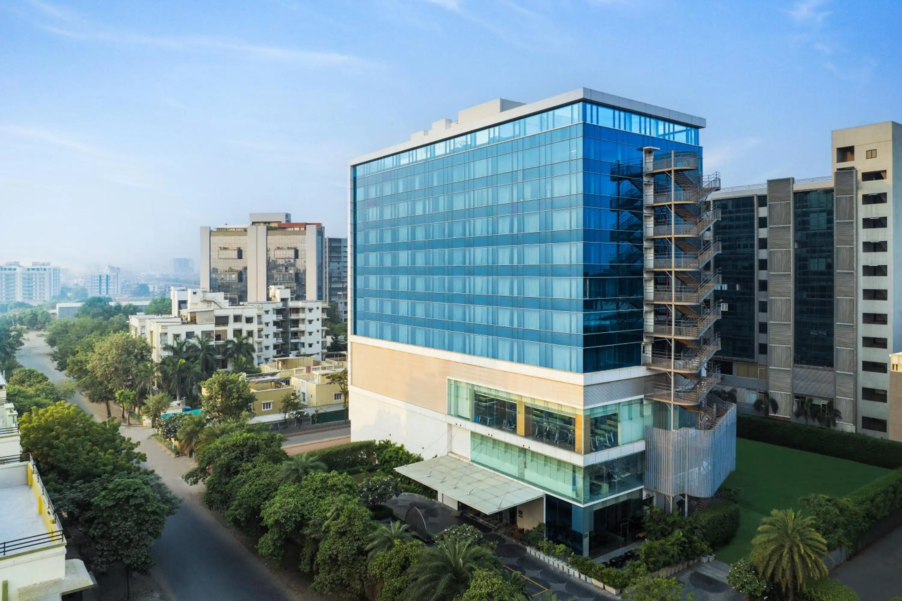 Facade/entrance in Renaissance Ahmedabad Hotel