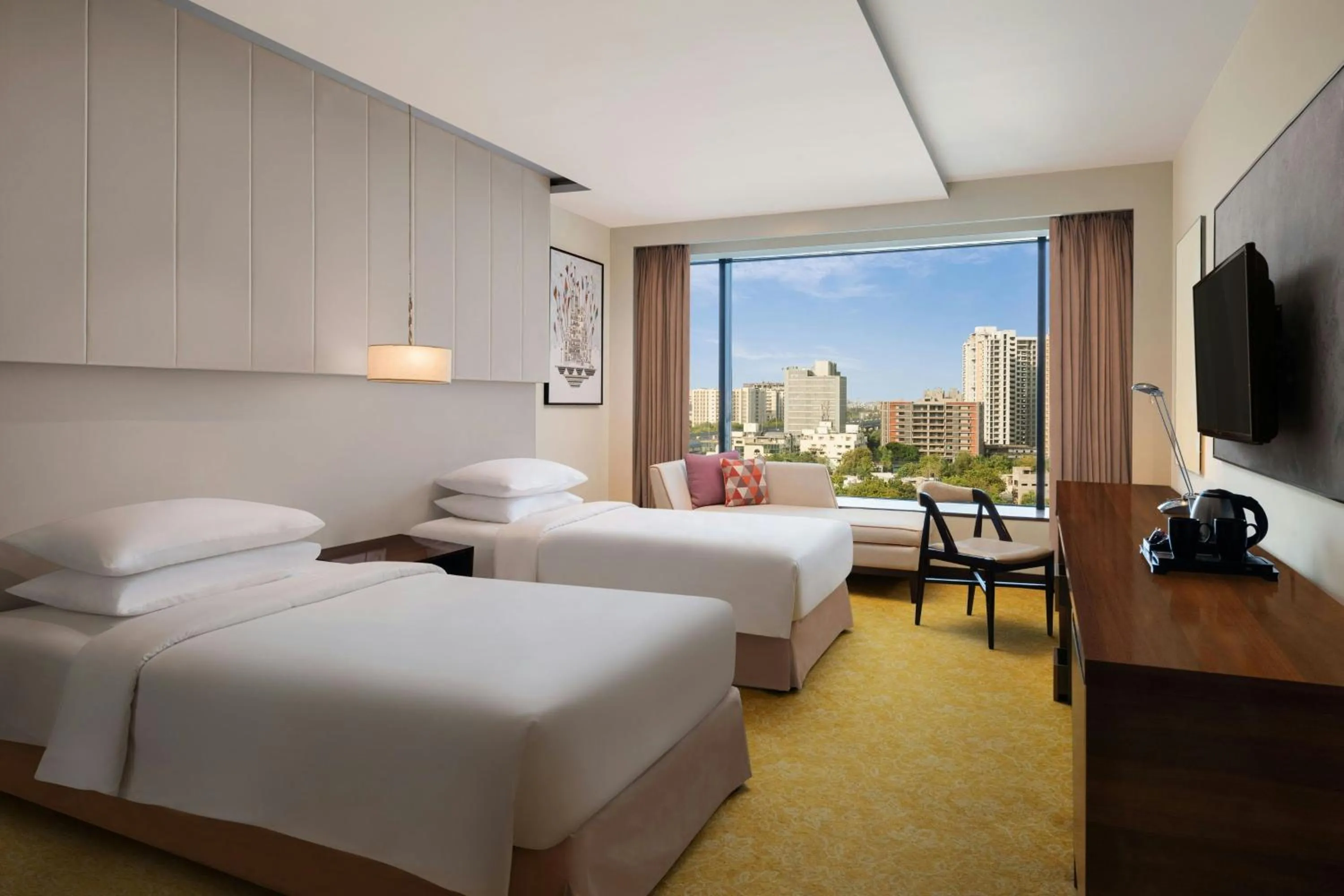 Photo of the whole room, Bed in Renaissance Ahmedabad Hotel