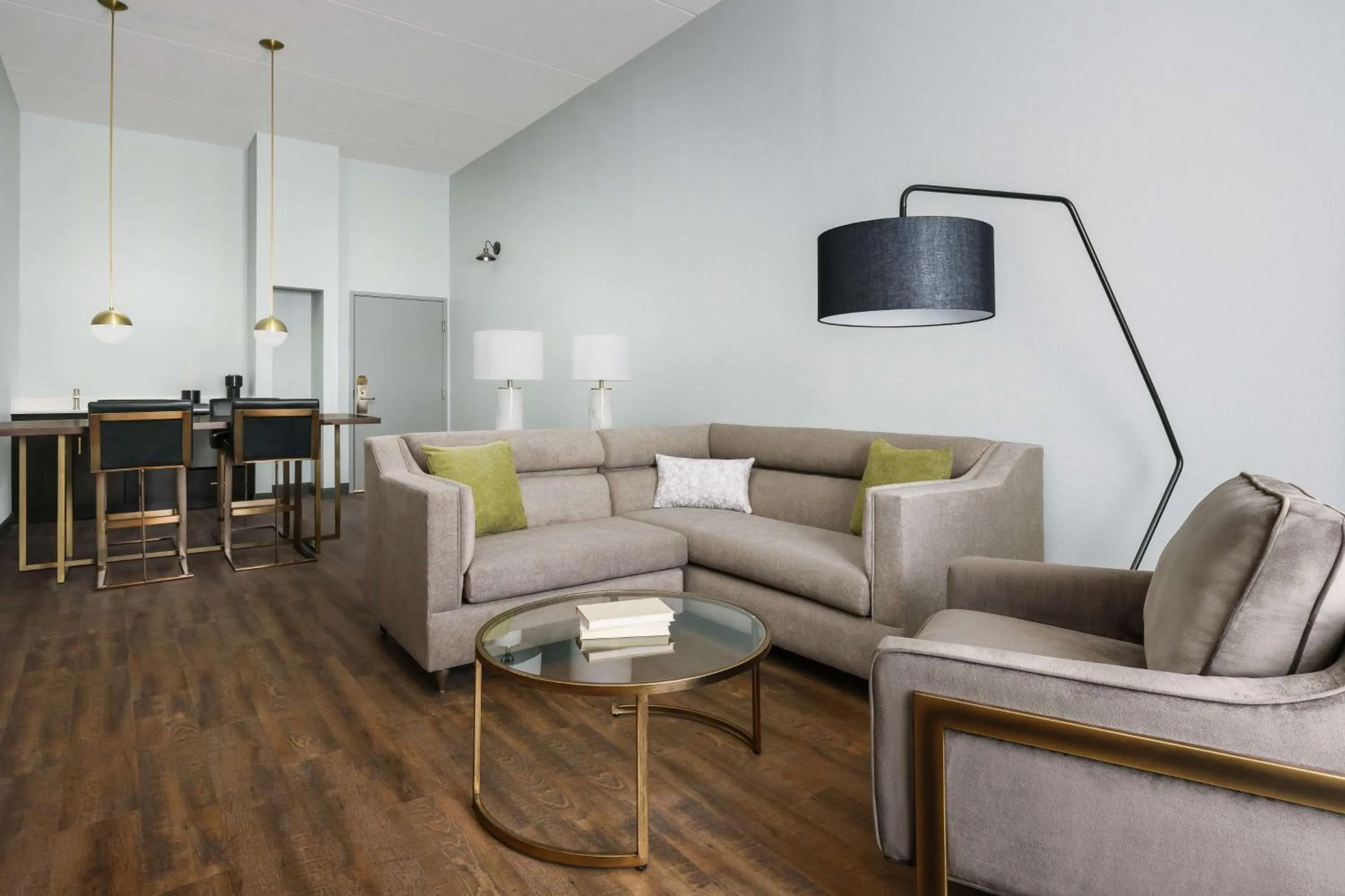 Living room in The Bluff Savannah Historic District, Tapestry by Hilton