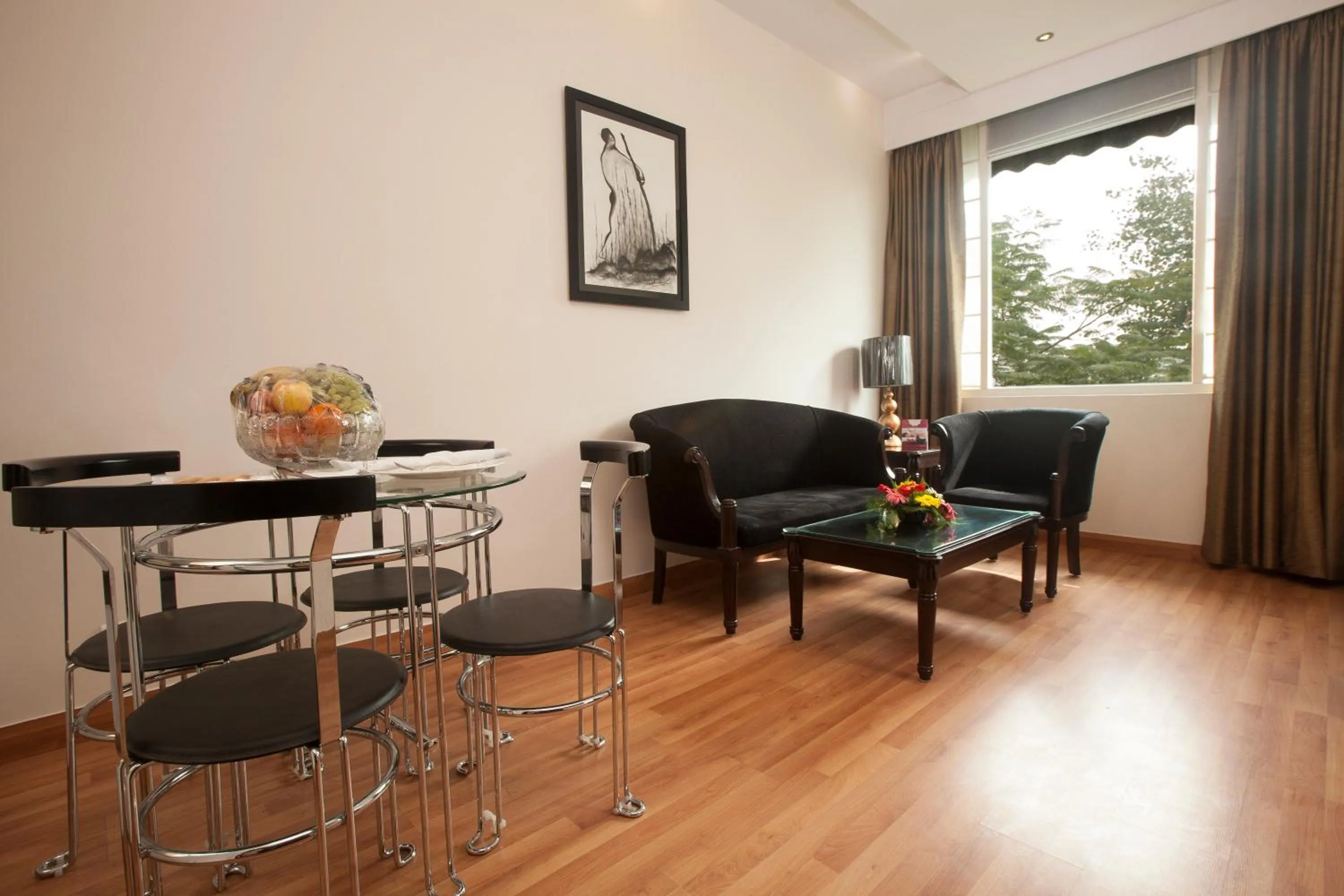 Dining area in Hotel Athena