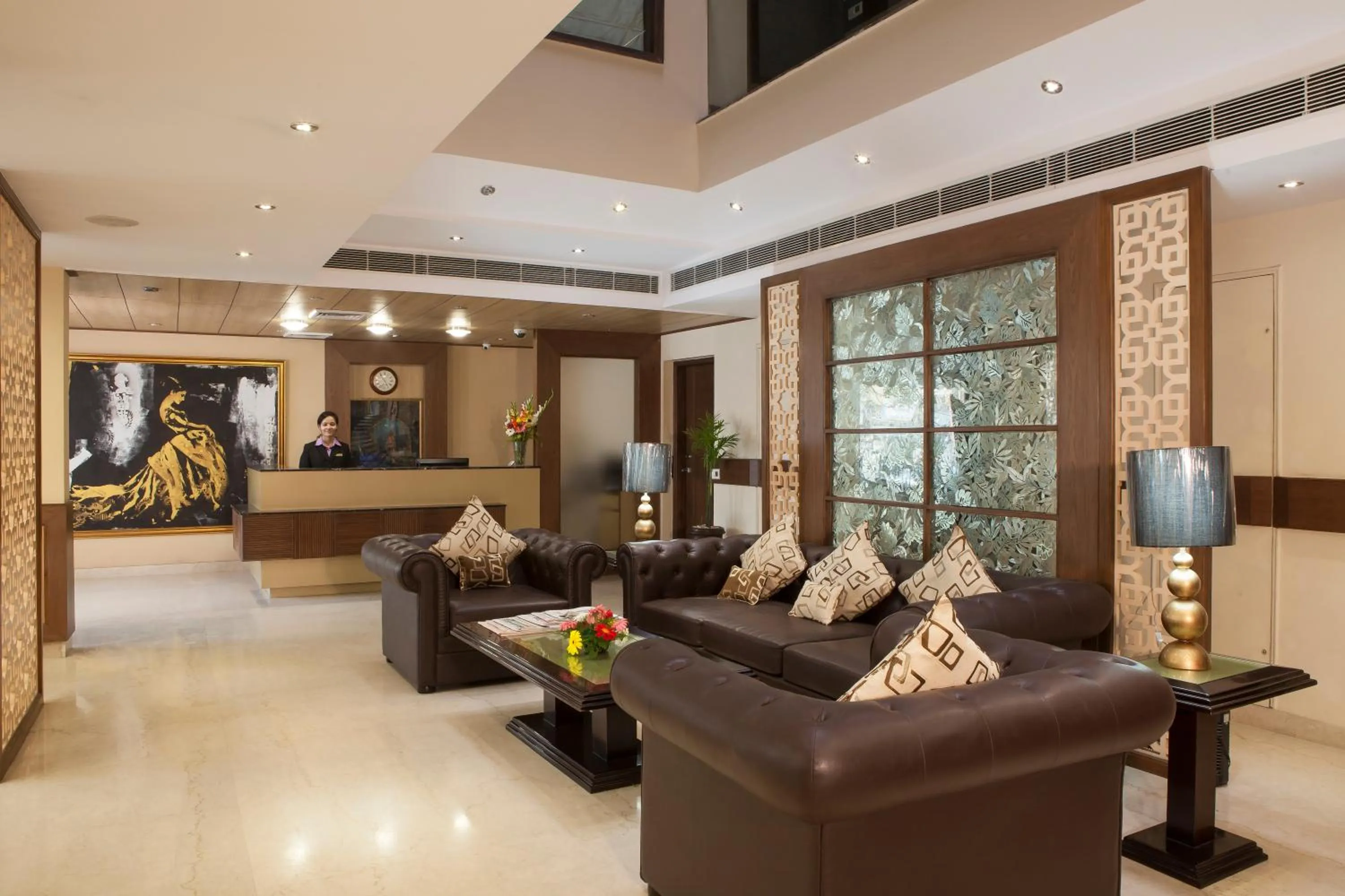 Lobby or reception in Hotel Athena