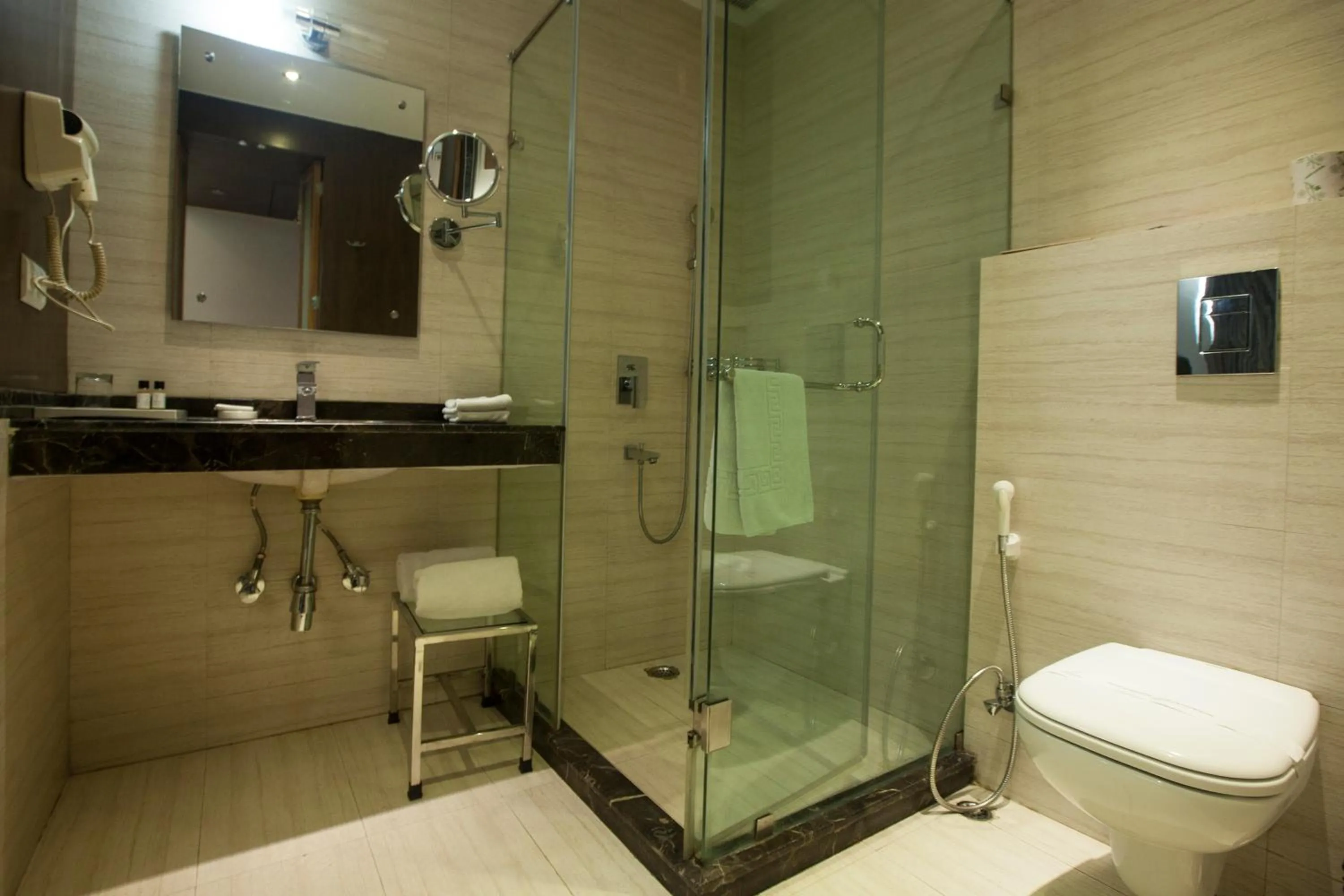 Bathroom in Hotel Athena