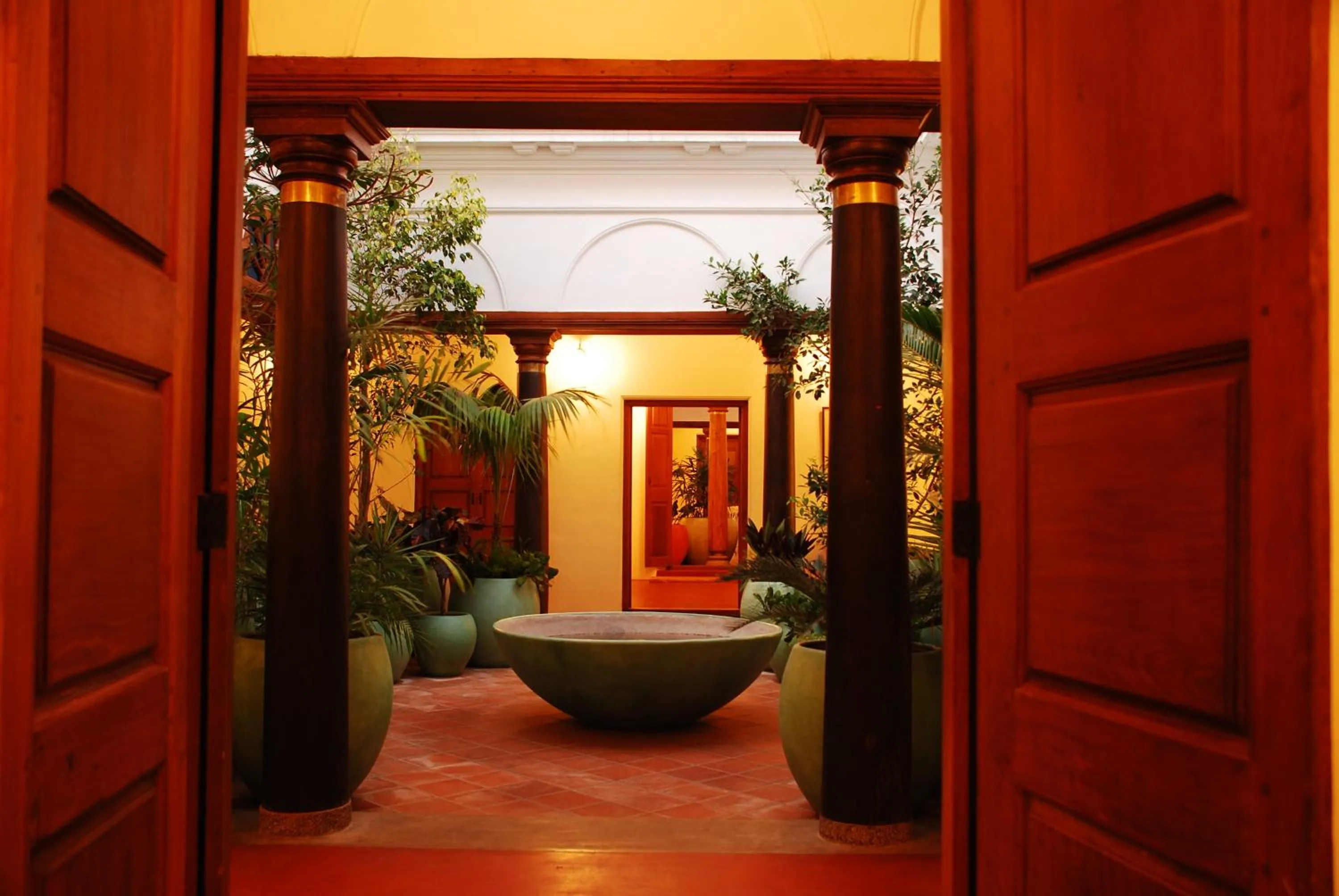 Facade/entrance in Maison Perumal Pondicherry - A CGH Earth Experience