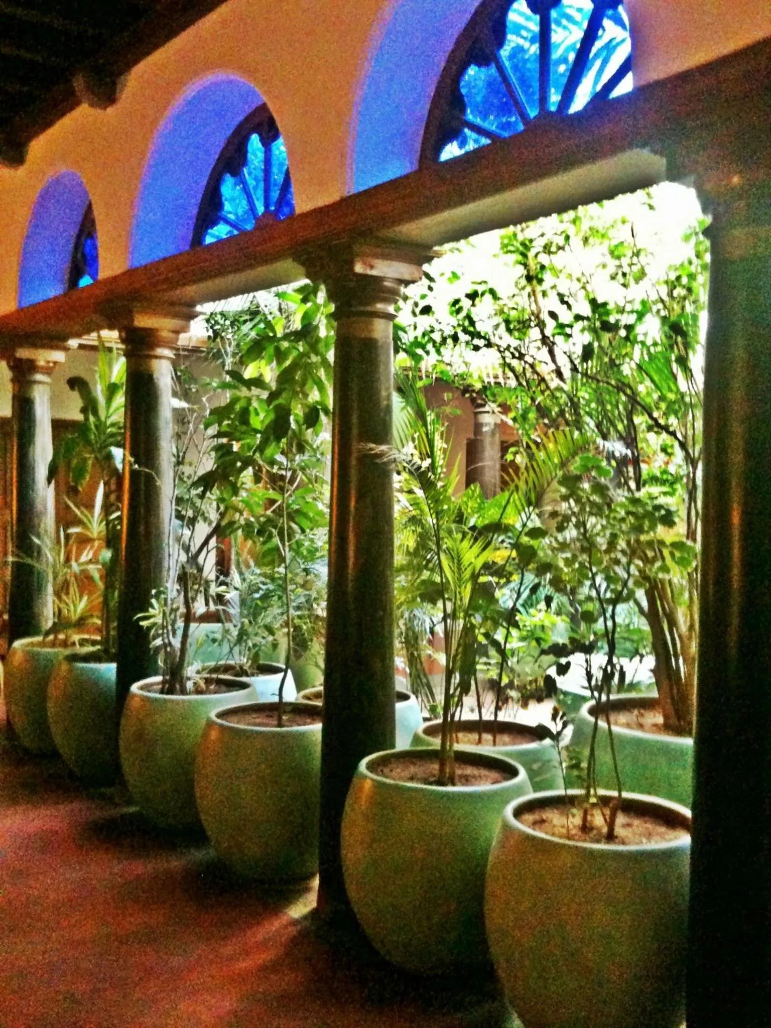 Decorative detail in Maison Perumal Pondicherry - A CGH Earth Experience