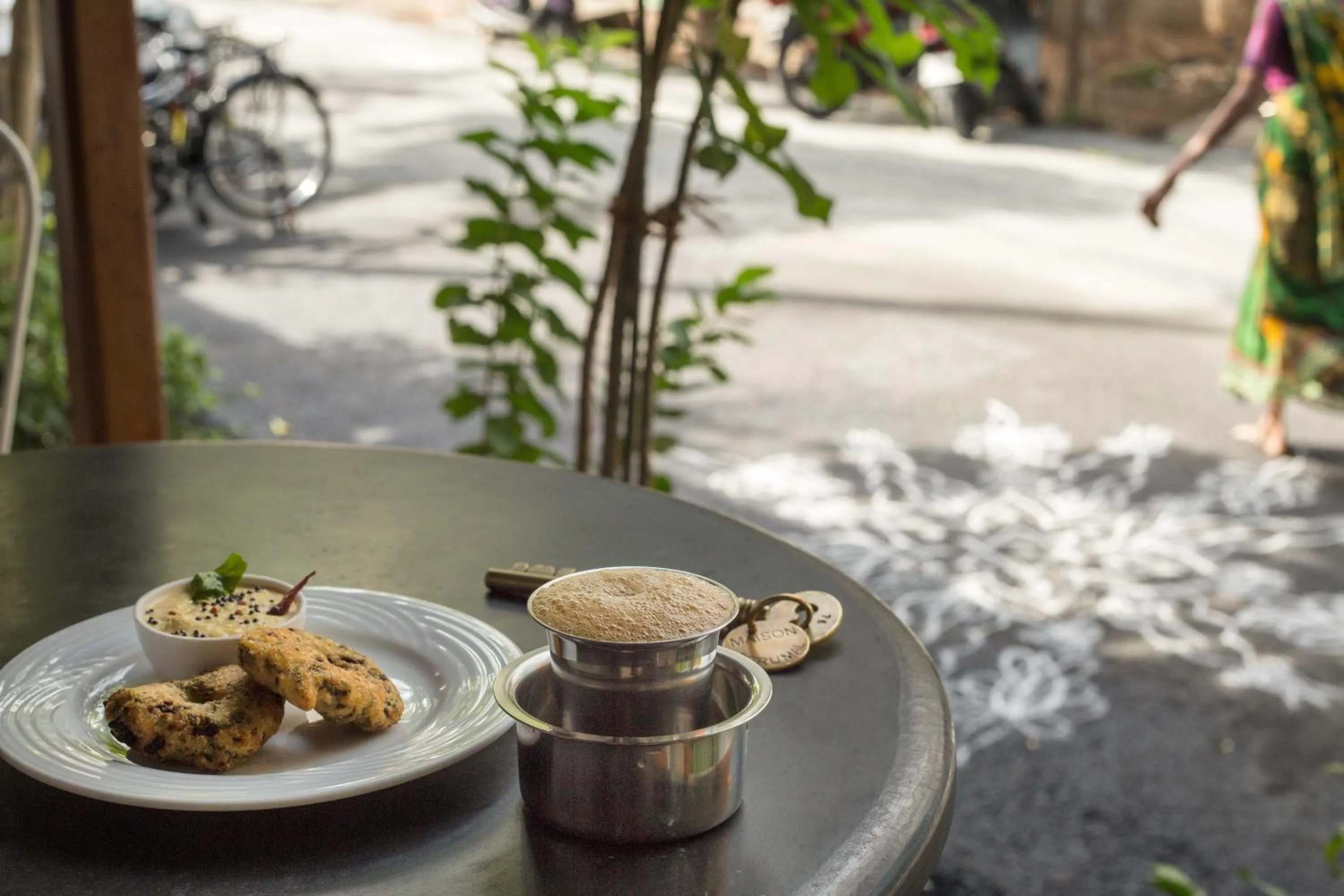 Food and drinks in Maison Perumal Pondicherry - A CGH Earth Experience