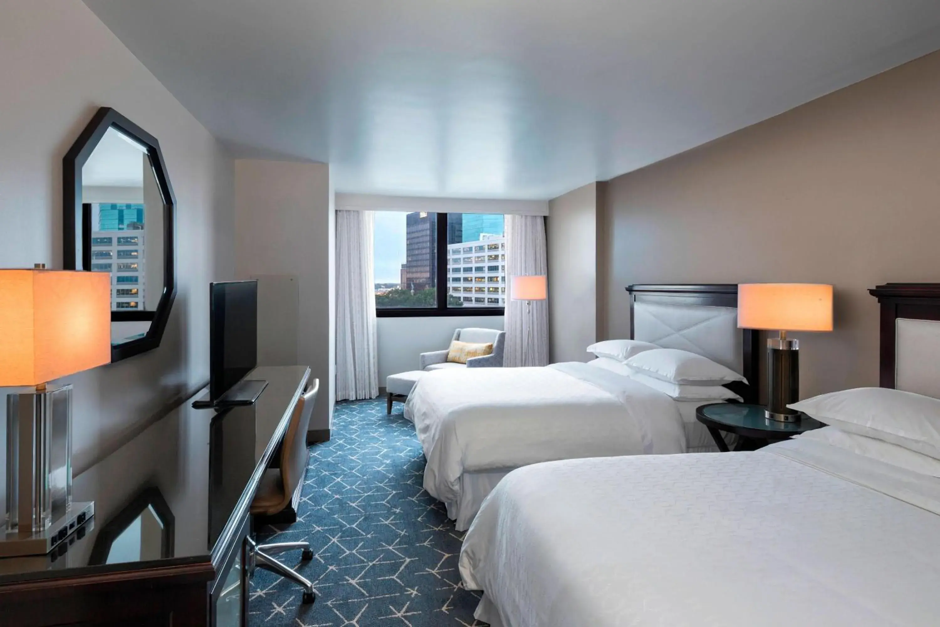 Deluxe Queen Room with City View - Hearing Accessible in Sheraton Norfolk Waterside Hotel Deluxe Queen Room with City View - Hearing Accessible in Sheraton Norfolk Waterside Hotel