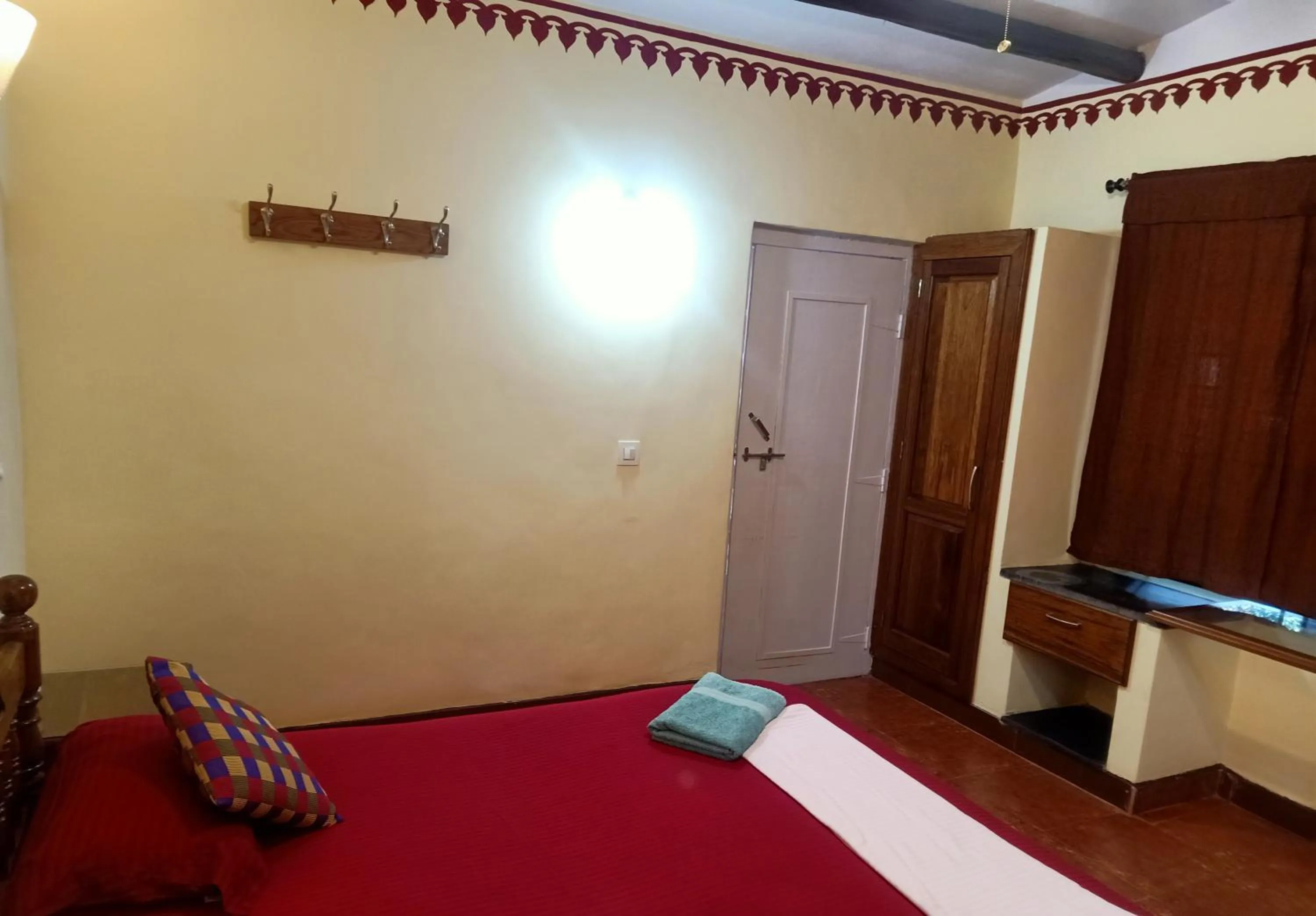 Living room, Bed in Namaste Yoga Farm