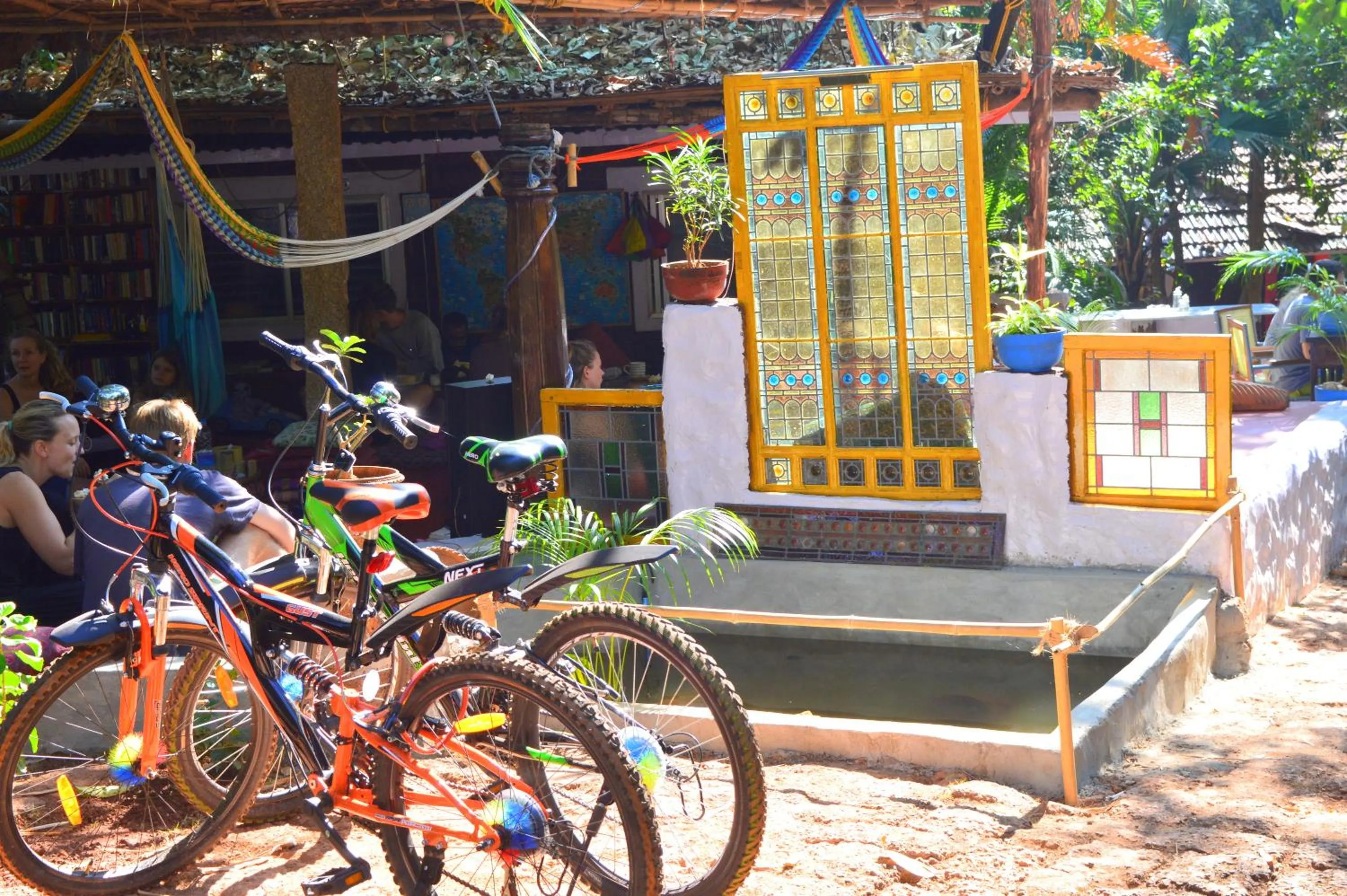 Cycling in Namaste Yoga Farm