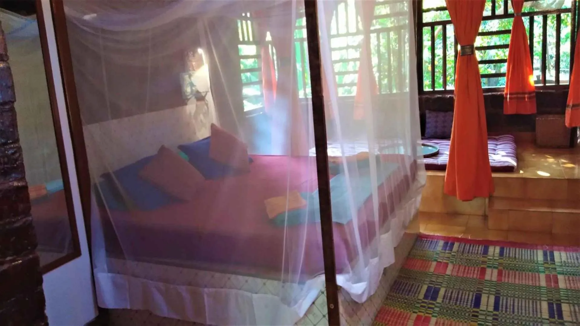 Bed in Namaste Yoga Farm