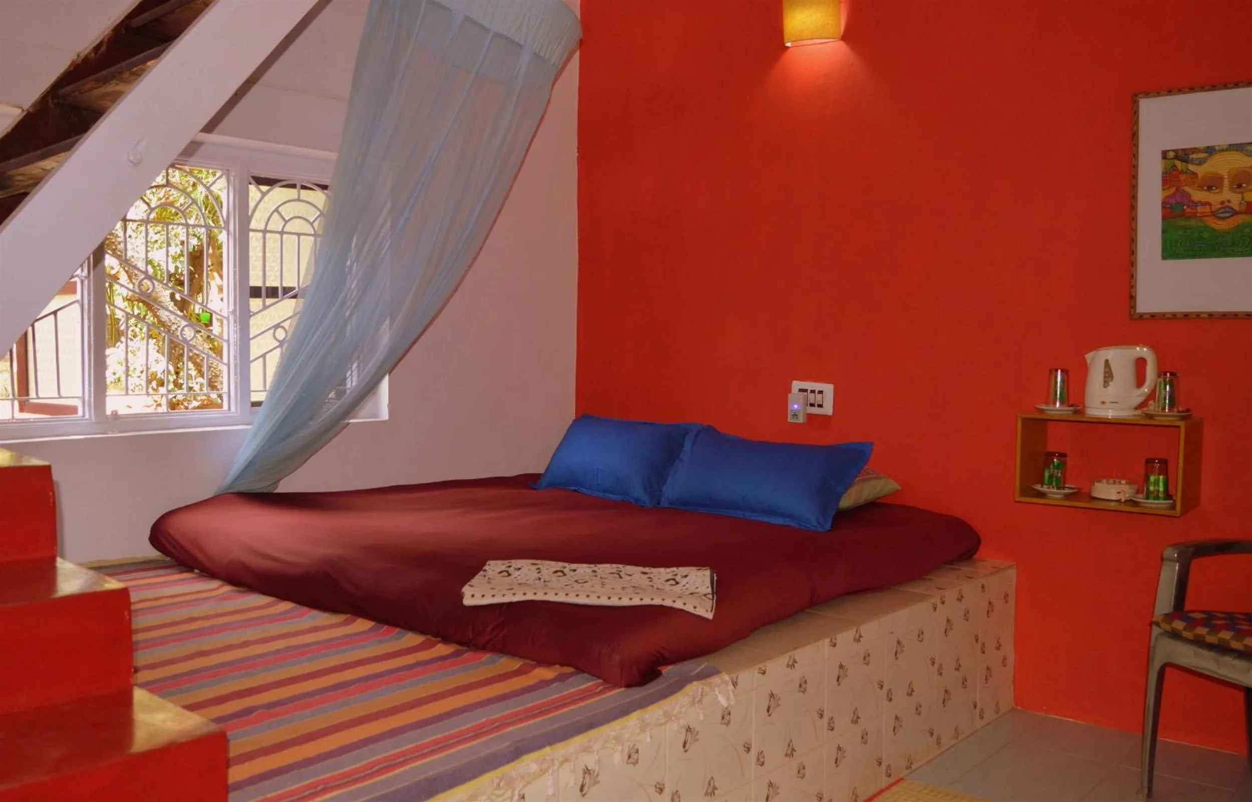 Bed in Namaste Yoga Farm