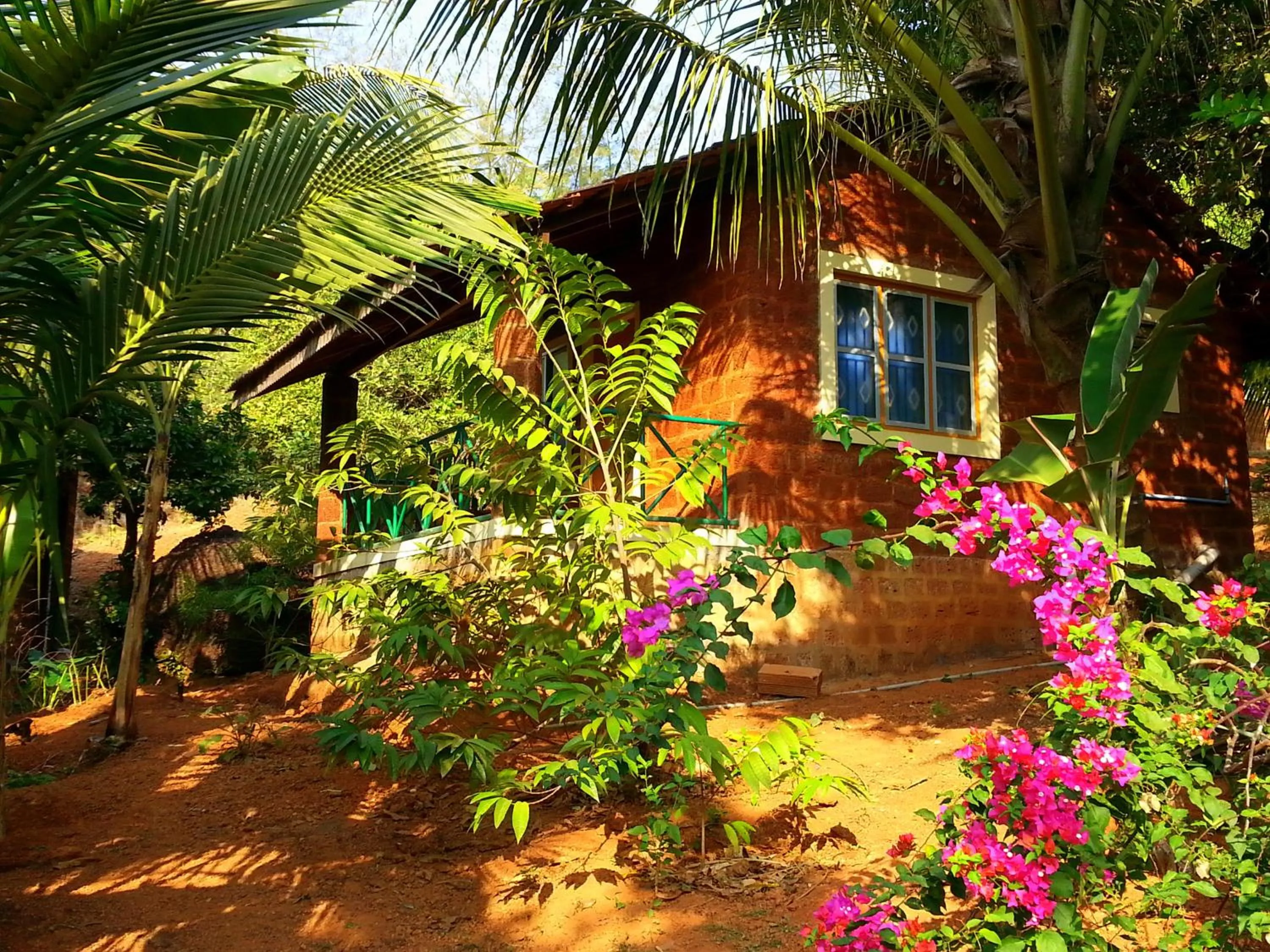 Facade/entrance in Namaste Yoga Farm