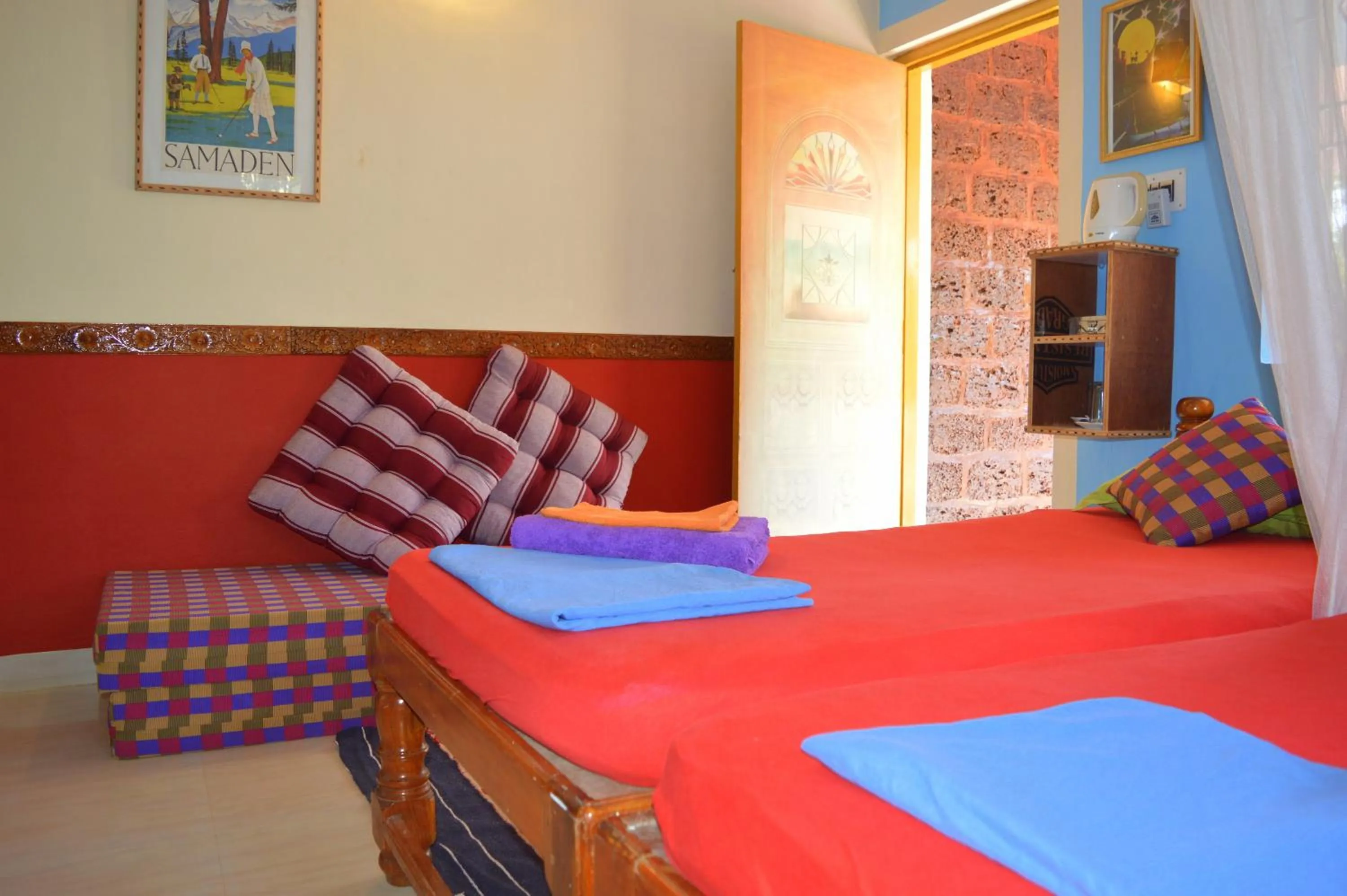 Bed in Namaste Yoga Farm