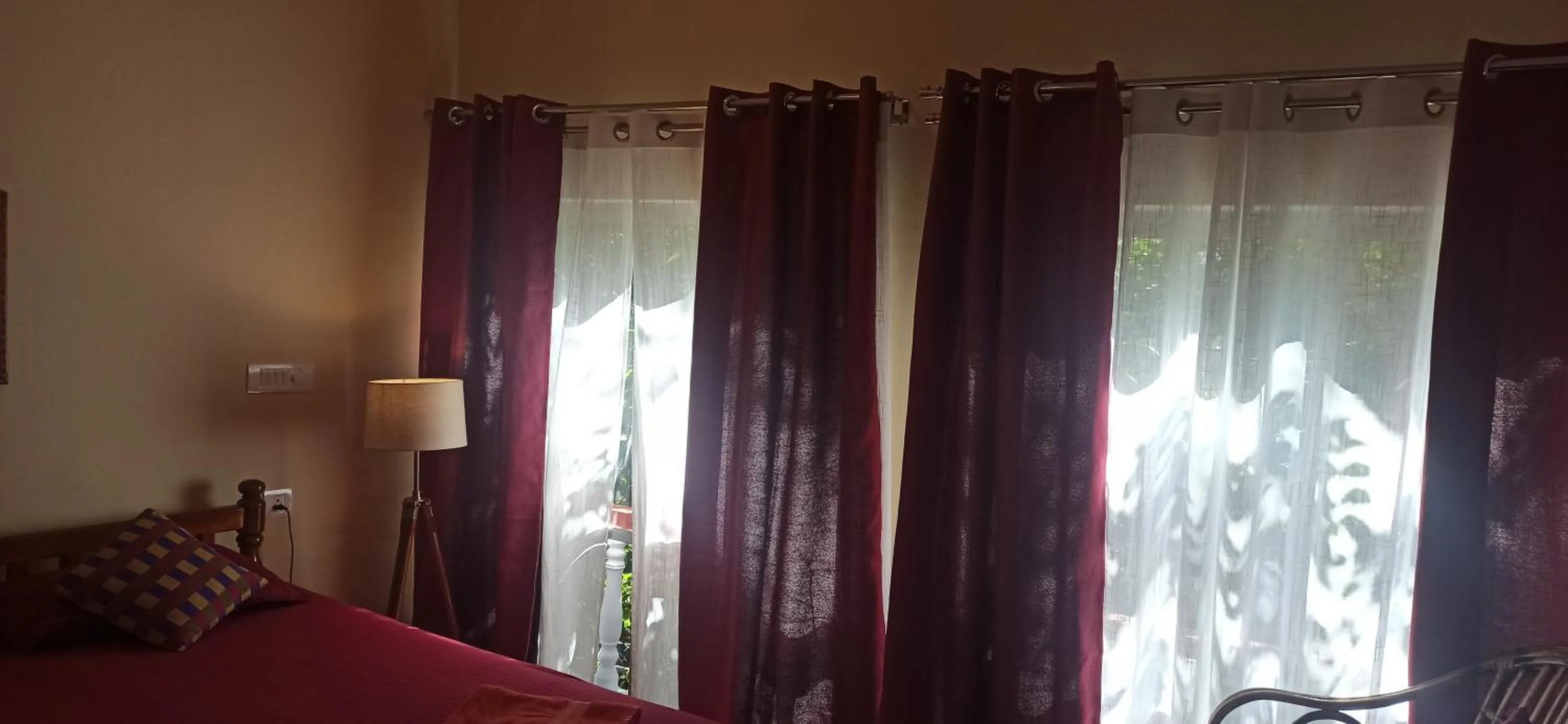 Bed in Namaste Yoga Farm