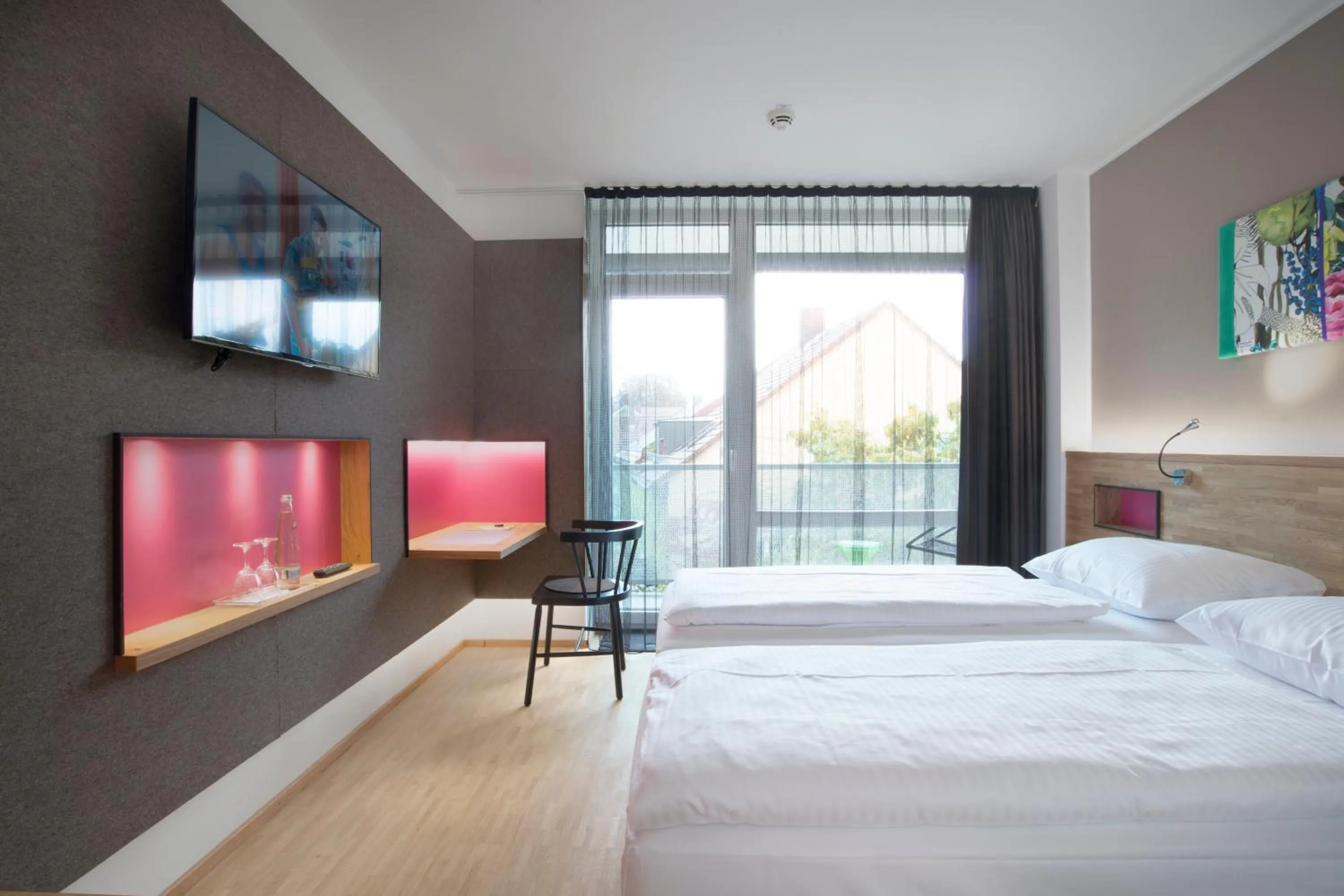 Photo of the whole room, Bed in fab Hotel